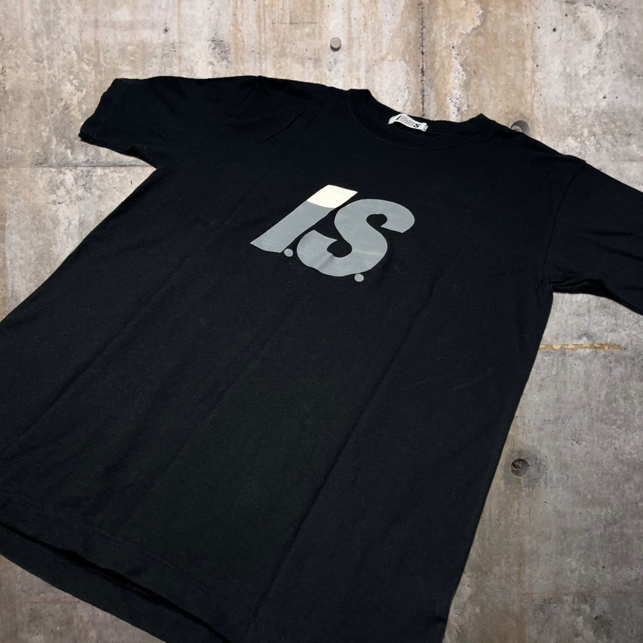 i.s. ISSEY MIYAKE(アイエス イッセイミヤケ) 90's "i.s."logo print T-shirt/ロゴプリントTシャツ M IS31-JK902 IS