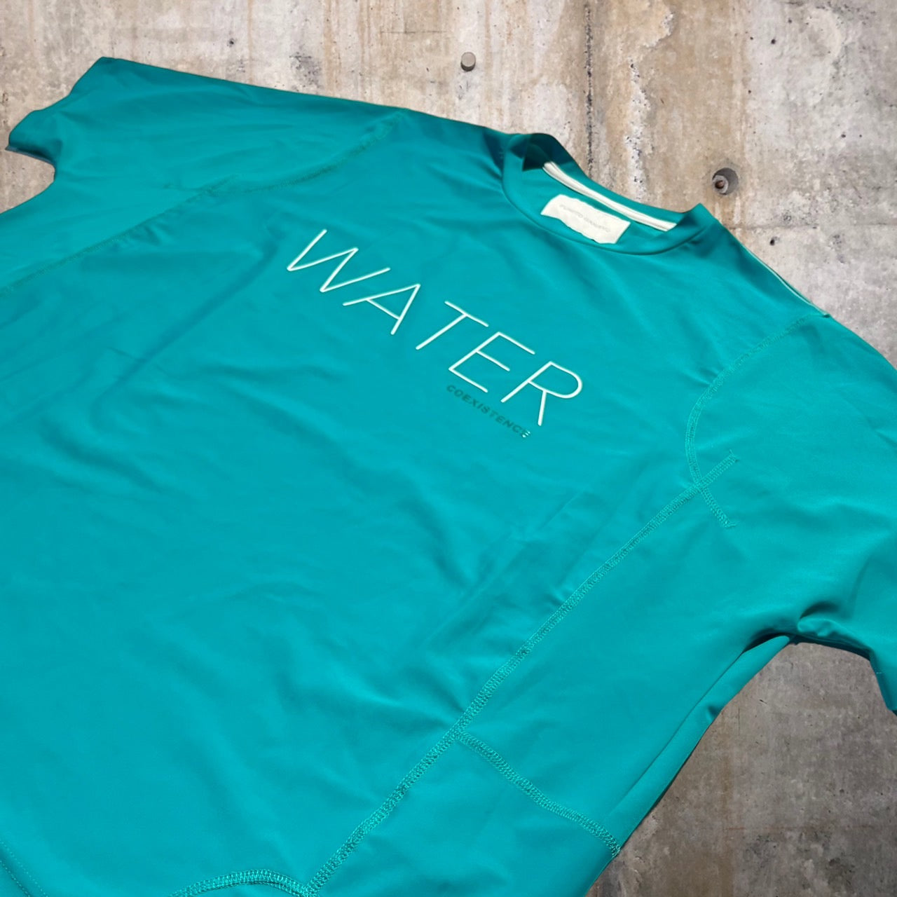 FUMITO GANRYU(フミトガンリュウ) 19SS"WATER"プリントTシャツ Fu1-Cu-12 2(Mサイズ程度) グリーン