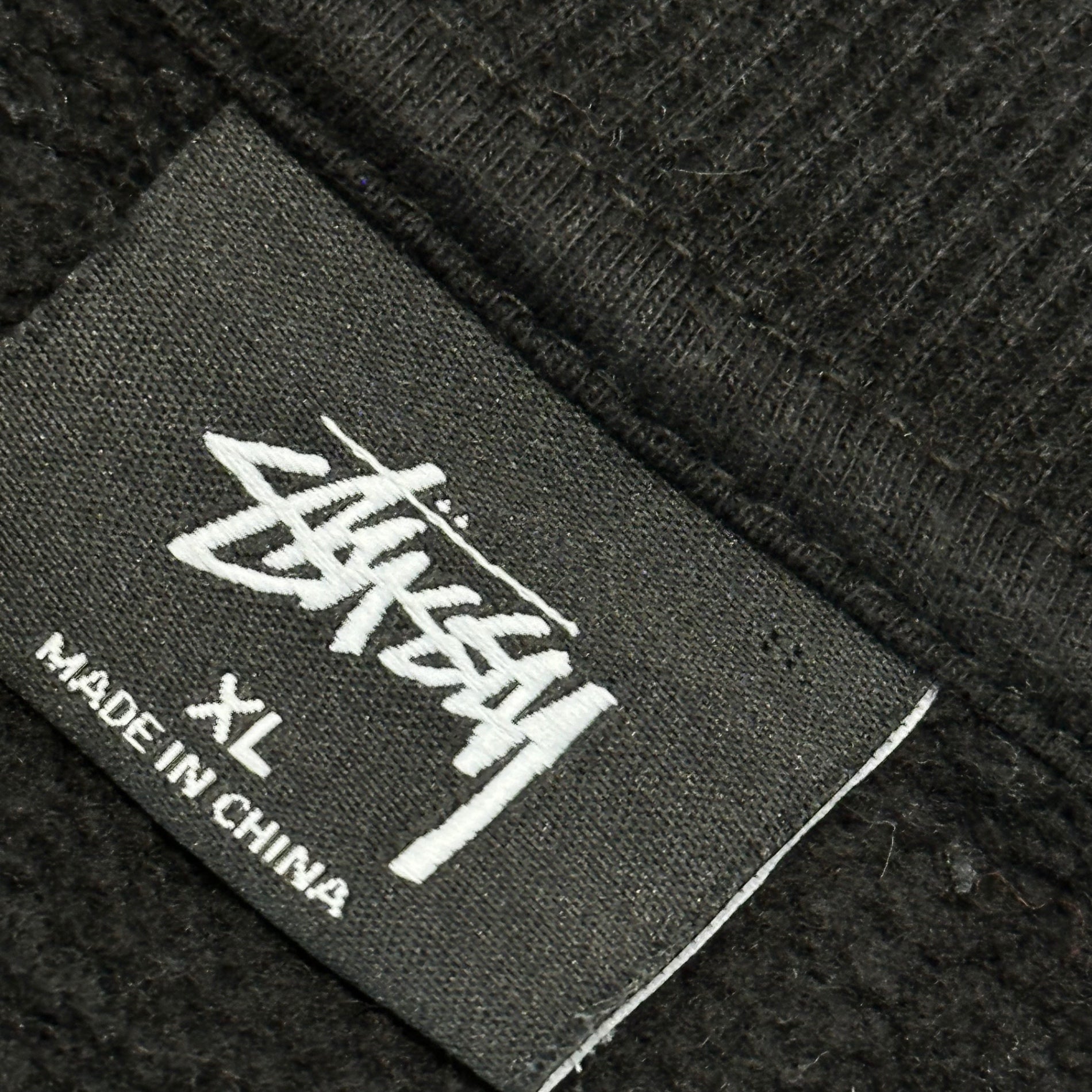 STUSSY(ステューシー) Basic Stussy Crew ロゴ プリント クルーネック スウェット XL ブラック