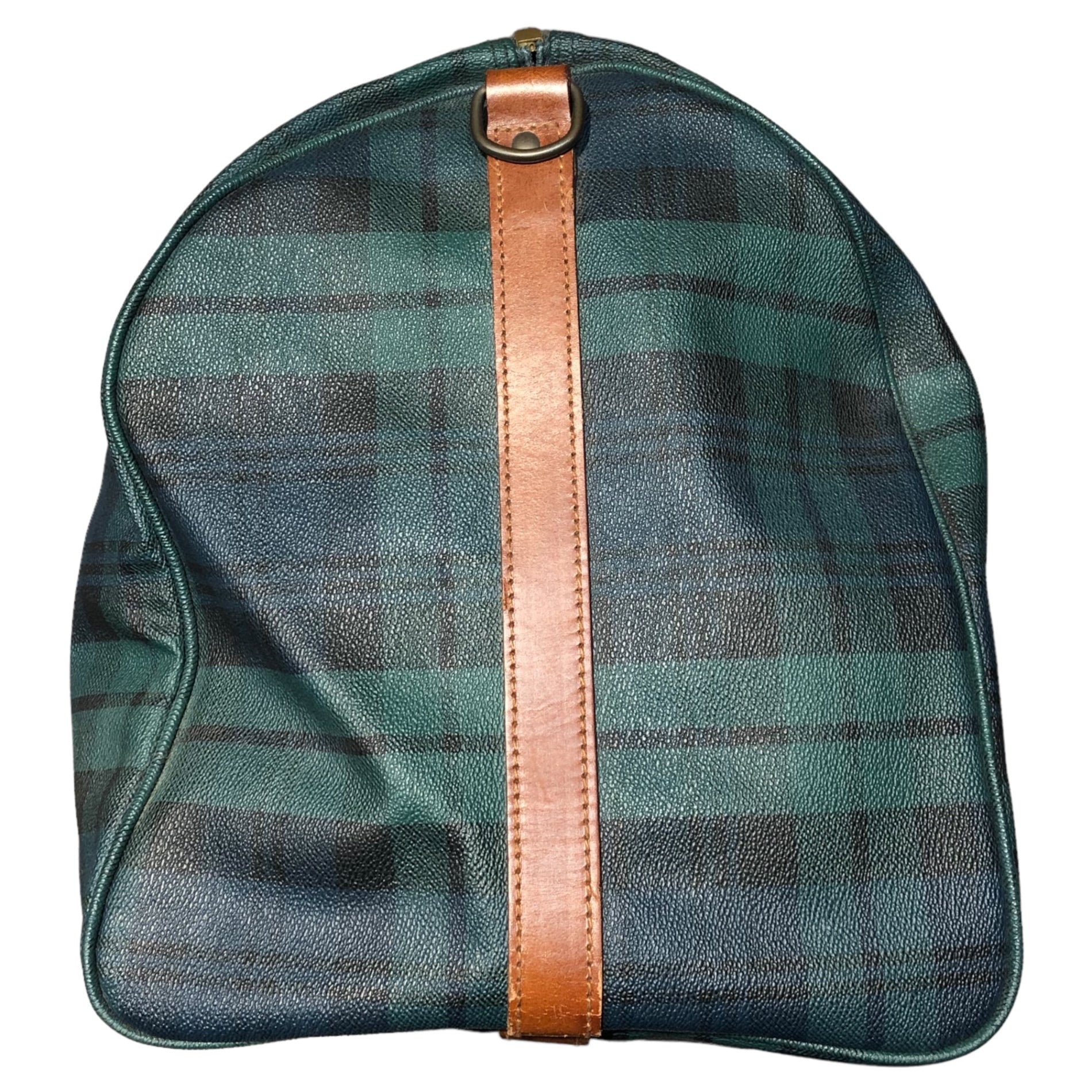 POLO RALPH LAUREN(ポロラルフローレン) 90'sチェック柄ボストンバッグ グルーン