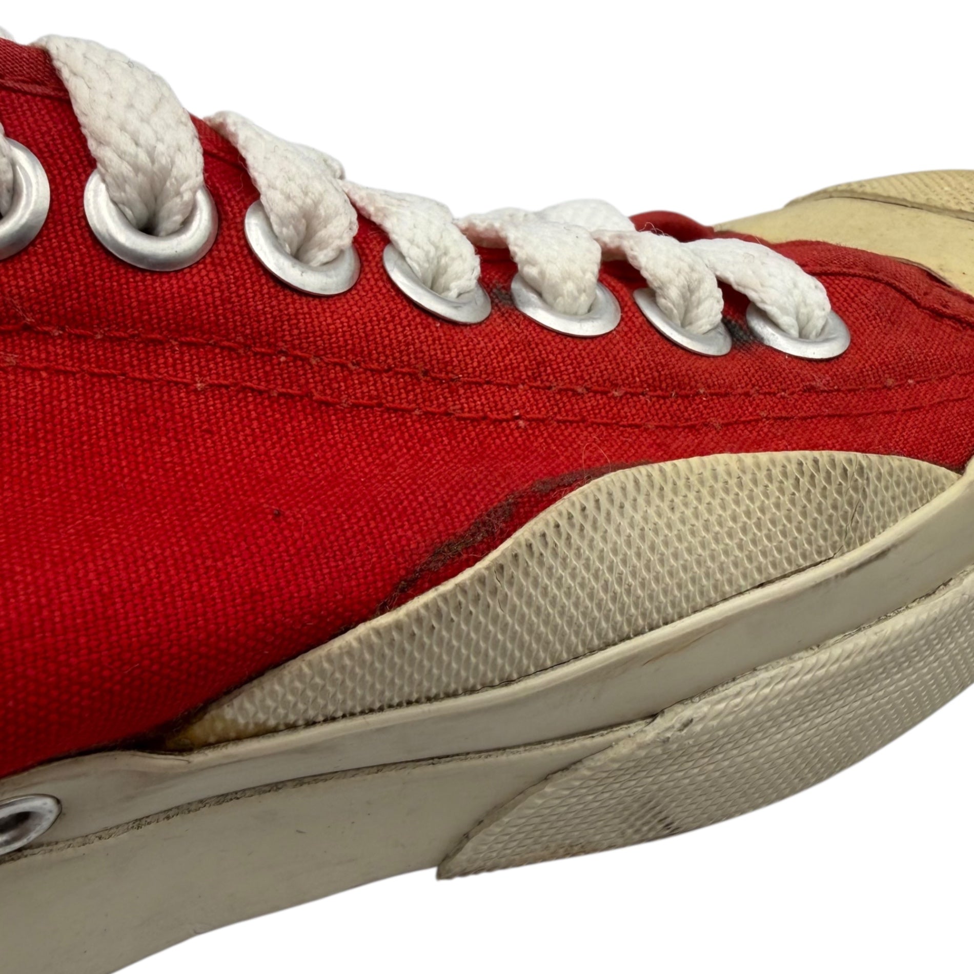 UNDER COVER×FINESSE(アンダーカバー×フィネス) 1999 Canvas low-top sneakers キャンバス ローカット スニーカー 23.5cm レッド
