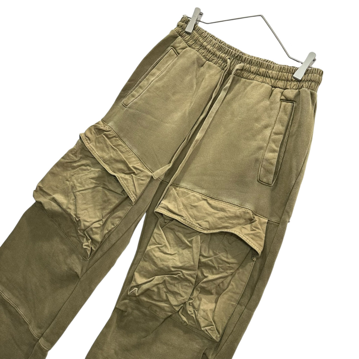 entire studios(エンタイアスタジオ) UTILITY SWEATS ユーティリティスウェットパンツ カーゴパンツ ES2341 PO0130 S カーキ