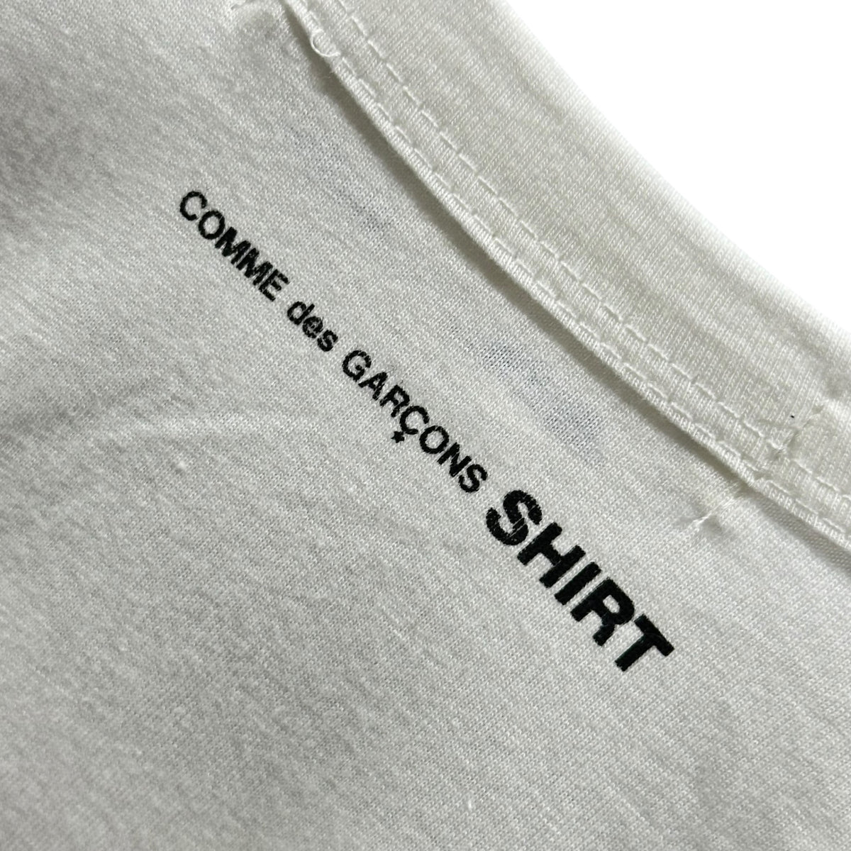 COMME des GARCONS SHIRT(コムデギャルソンシャツ) Logo S/S T-Shirt ロゴ 半袖 Tシャツ FW09198 M ホワイト