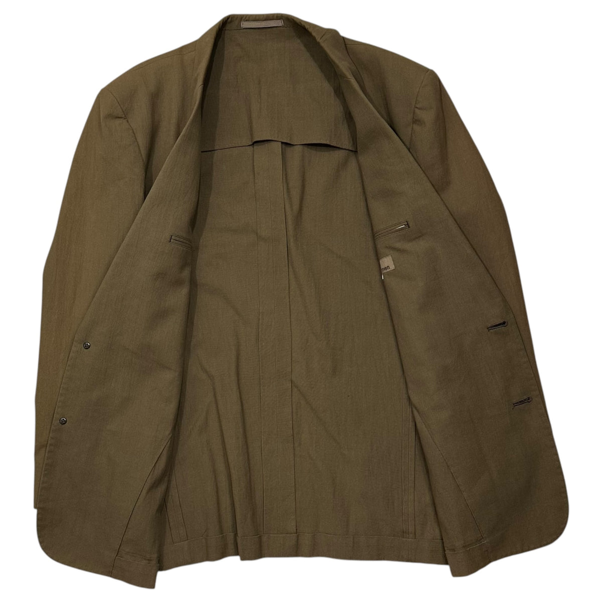 Y's for men(ワイズフォーメン) 1980's First-Production Cotton Tailored Jacket 初期 生産 コットン テーラード ジャケット M ブラウン 型番無 初期生産 稀少 80年代