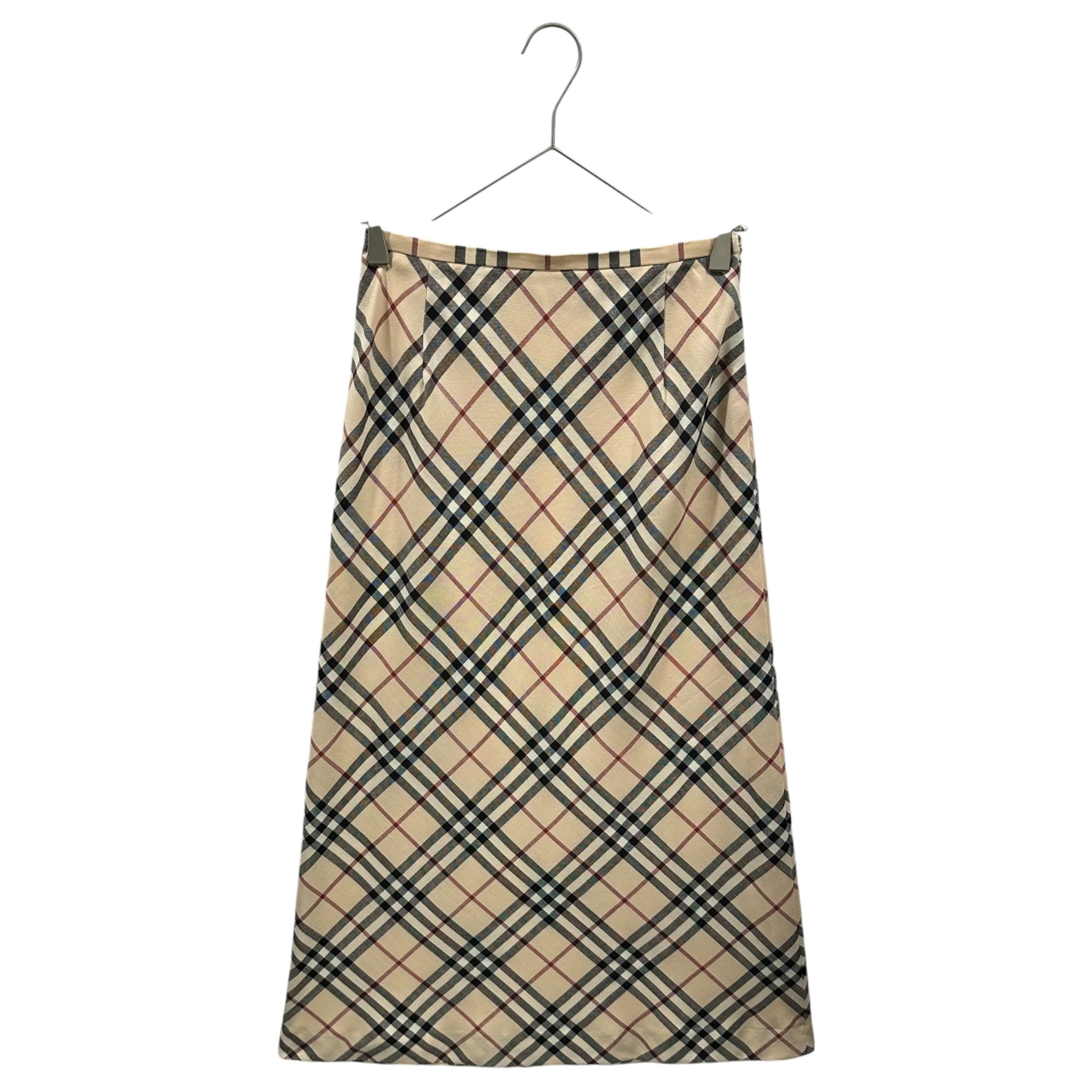 BURBERRY LONDON(バーバリーロンドン) Nova Check Long Skirt ノバチェック ロング スカート FXA47-014 38 ベージュ