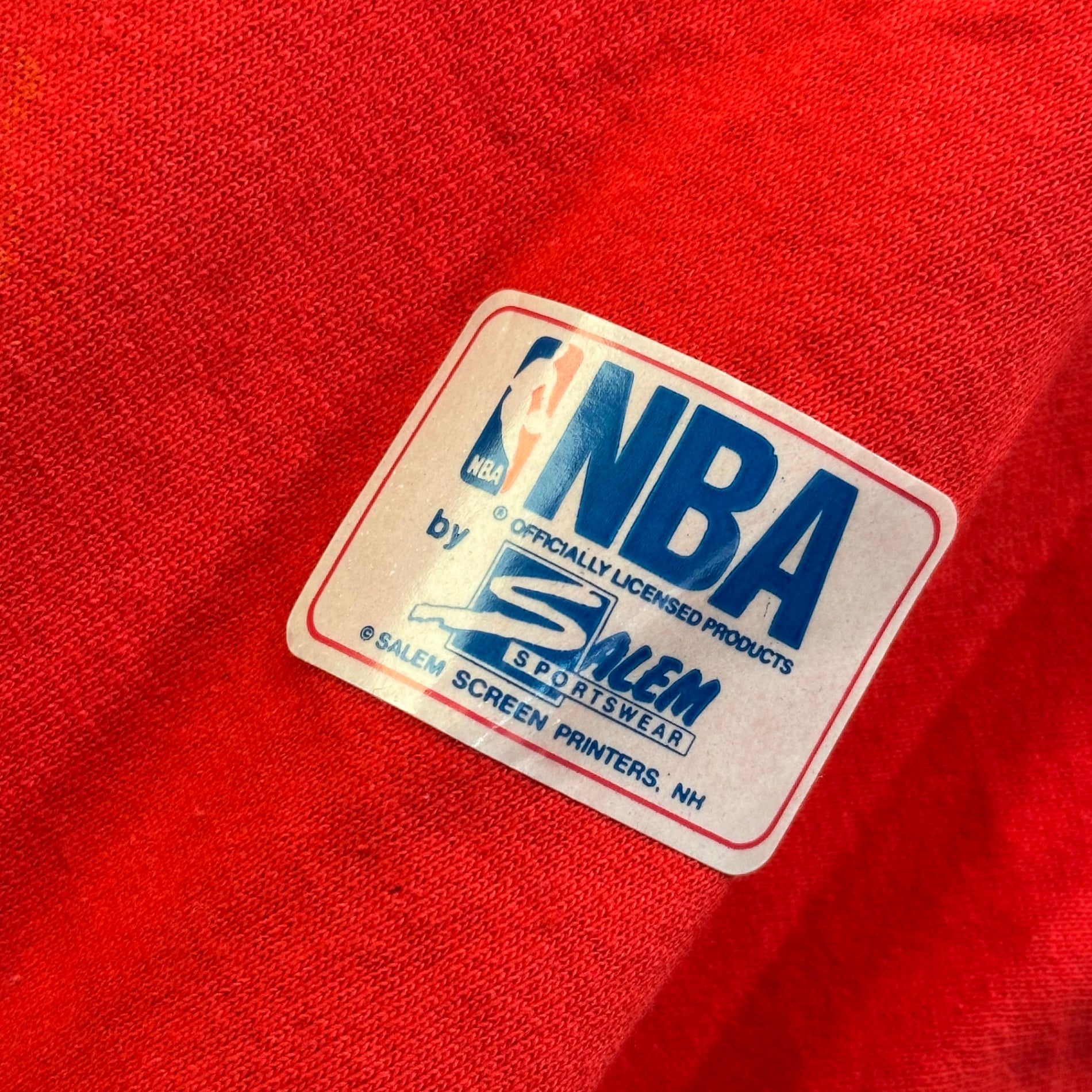 VINTAGE(ヴィンテージ) 90s Michael Jordan Character T-Shirt 90年代 マイケルジョーダン キャラクター Tシャツ L レッド デッドストック
