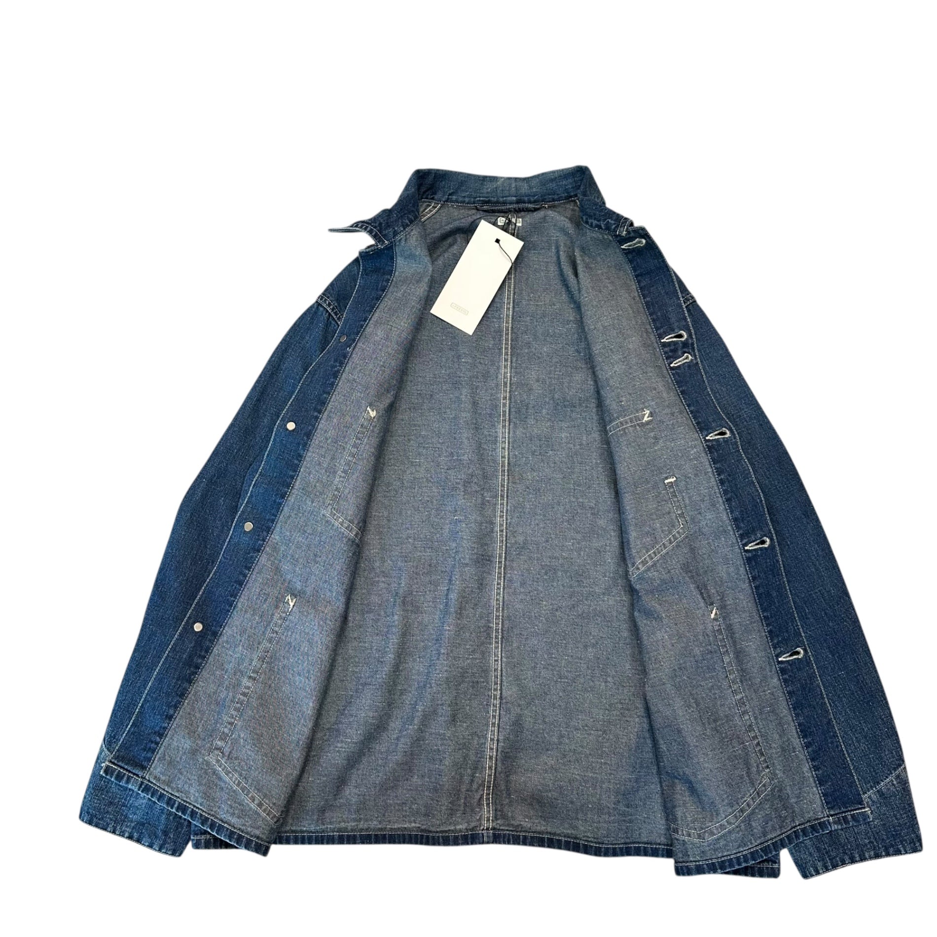 A.PRESSE(アプレッセ) 23SS Denim Coverall Jacket デニム カバーオール ジャケット 23SAP-01-16M 1 インディゴ