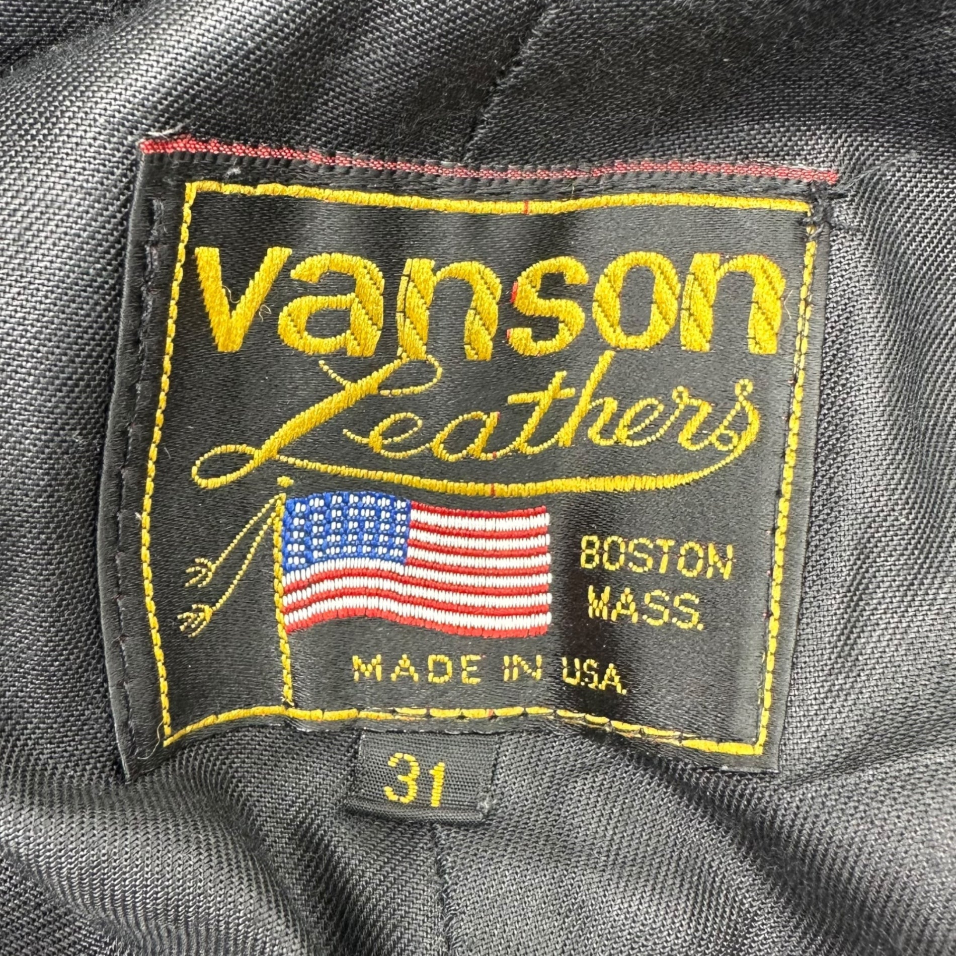 VANSON(バンソン) 80's ~ 90's USA made Leather Pants USA製 レザー パンツ W31 ブラック 80年代~90年代 TALONジップ ヴィンテージ