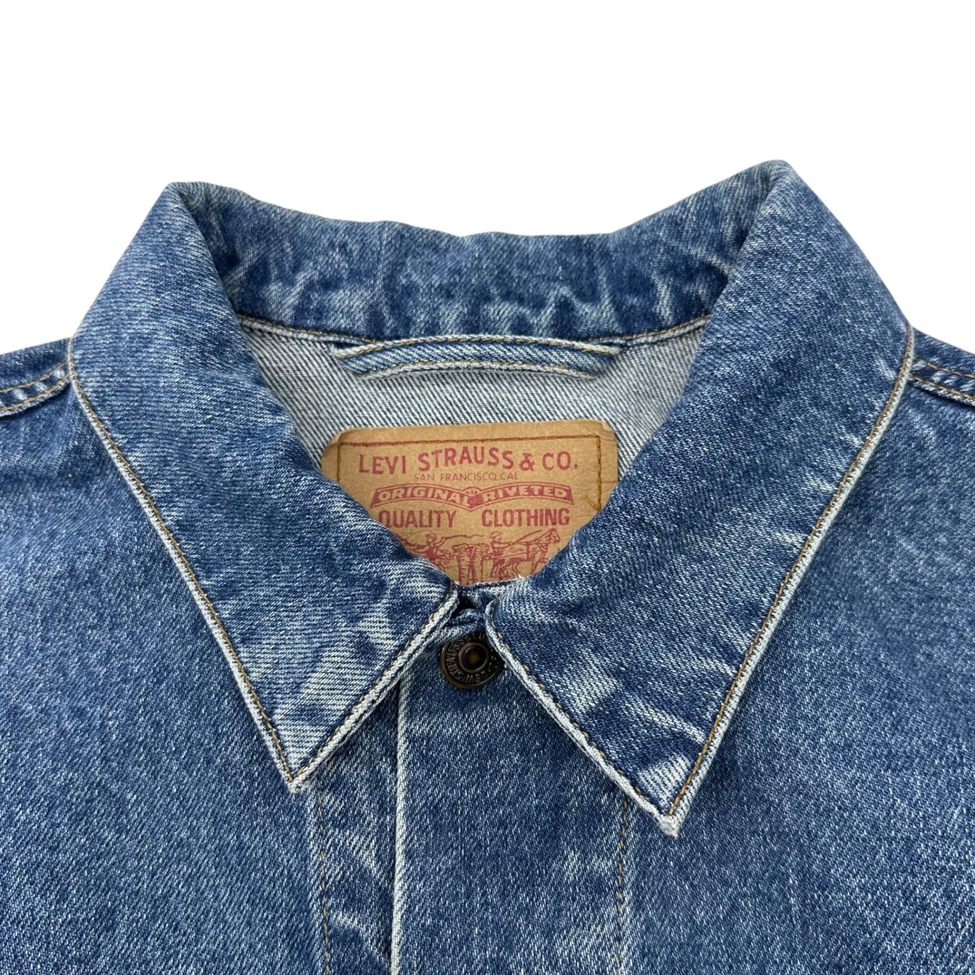 Levi's(リーバイス) 90's EURO made Denim Tracker Jacket ユーロ製 デニム トラッカー ジャケット 70503-02 M インディゴ 90年代 ポルトガル製