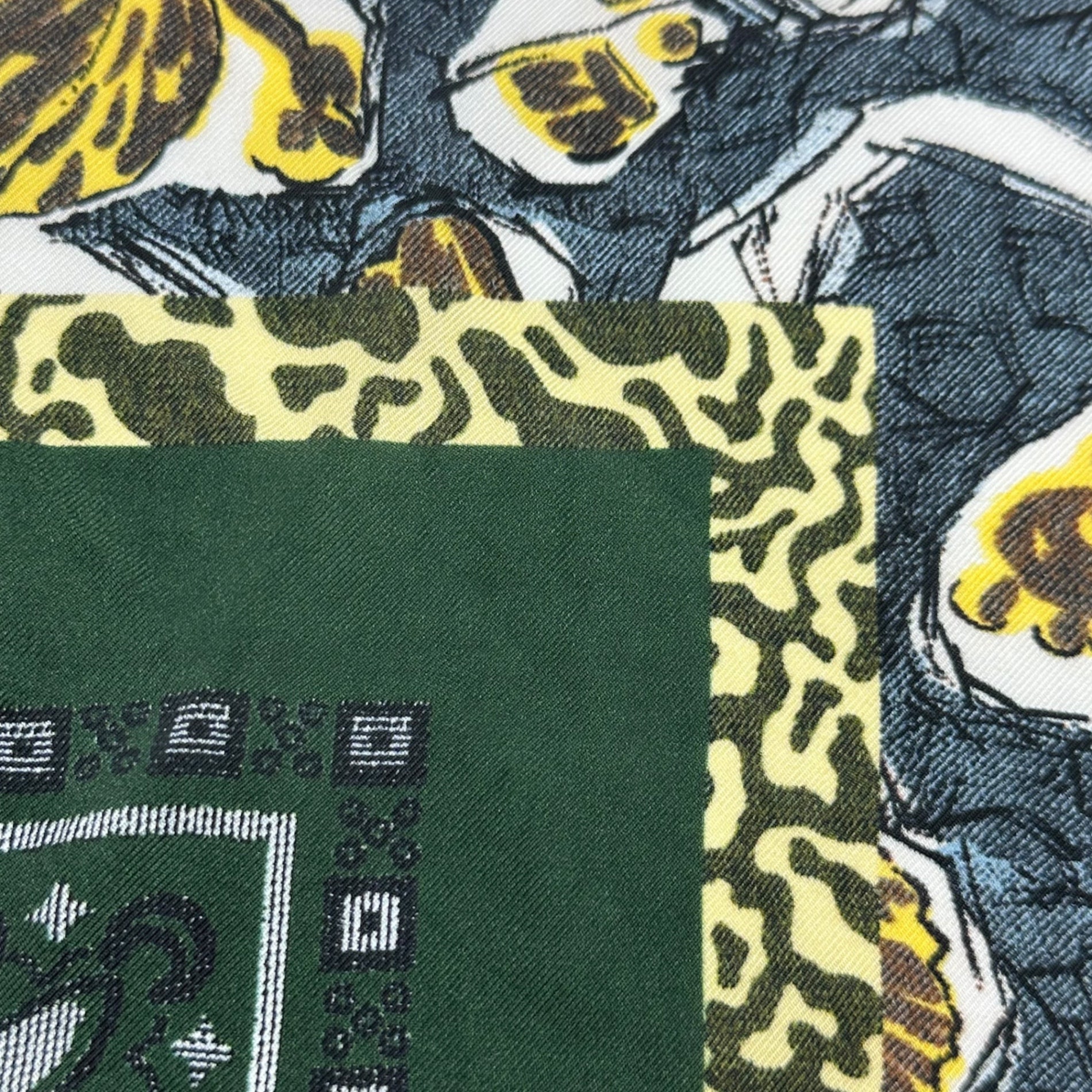 TOGA VIRILIS(トーガビリリース) Paisley Scarf ペイズリー スカーフ グリーン
