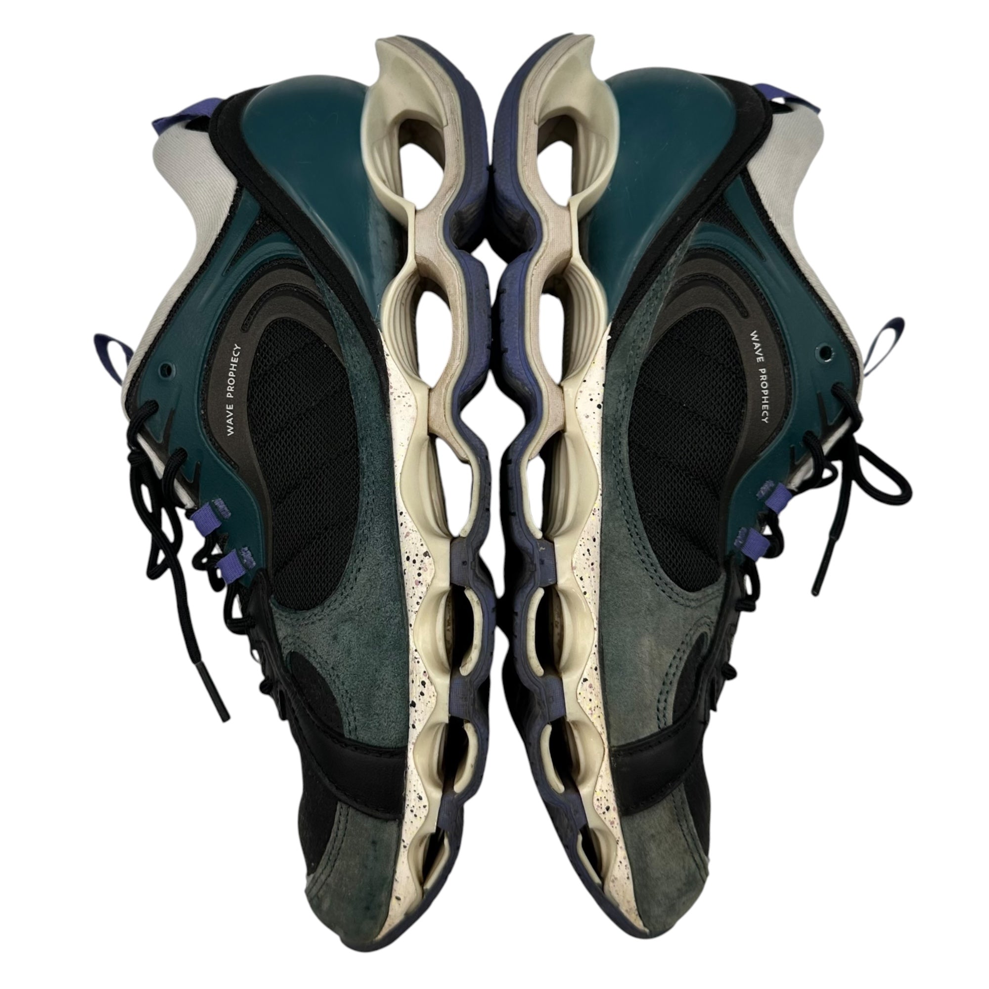 MIZUNO×Graphpaper(ミズノ×グラフペーパー) Wave Prophecy β2 "Green/Black/Purple" ウェーブ プロフェシー ベータ2 D1GD230701 27.5cm ブラック×ブルー スニーカー