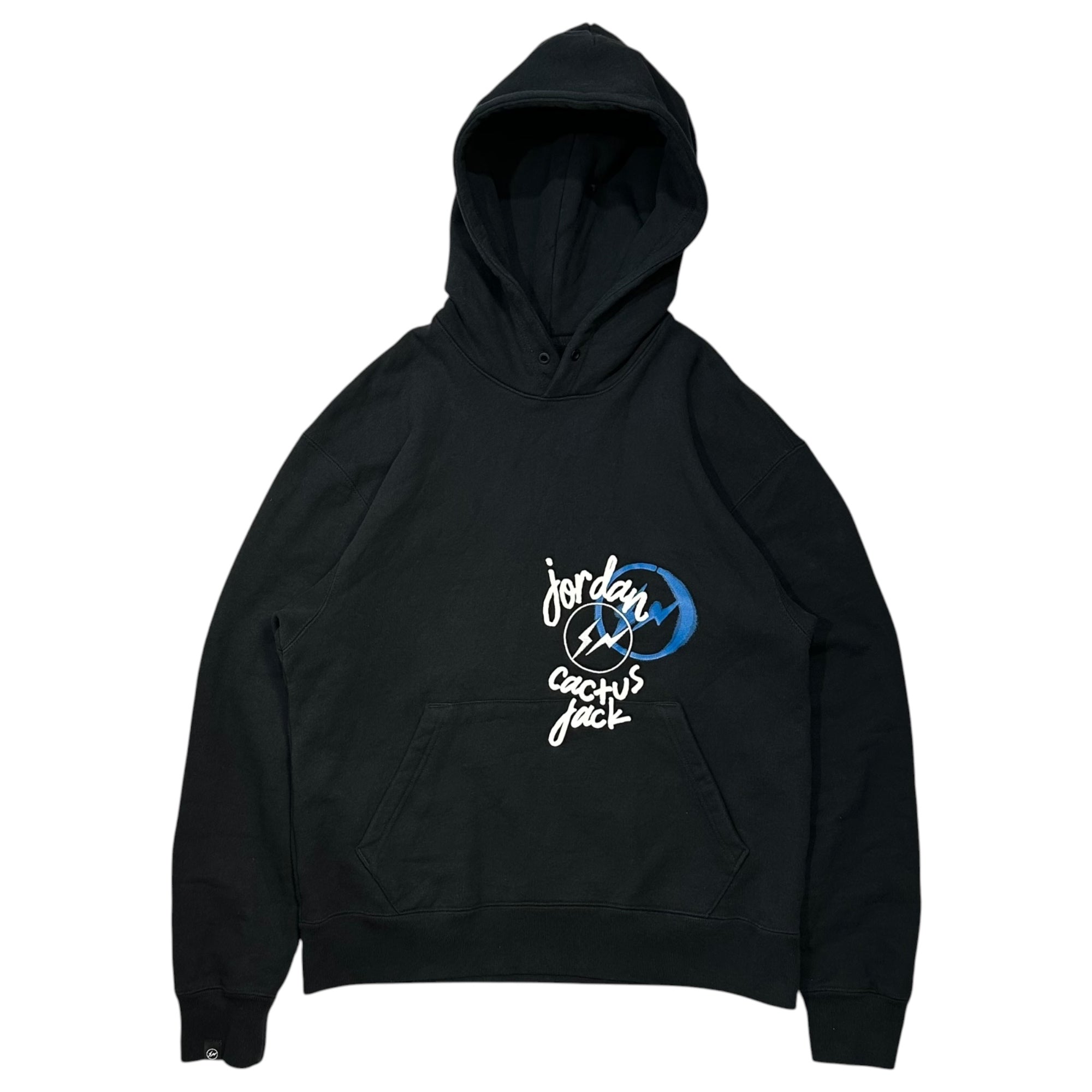 NIKE×Fragment Design×Travis Scott(ナイキ×フラグメントデザイン×トラヴィススコット) Apparel Collection Hoodie "Black" プルオーバー フーディ DJ0615-010 M ブラック JORDAN パーカー