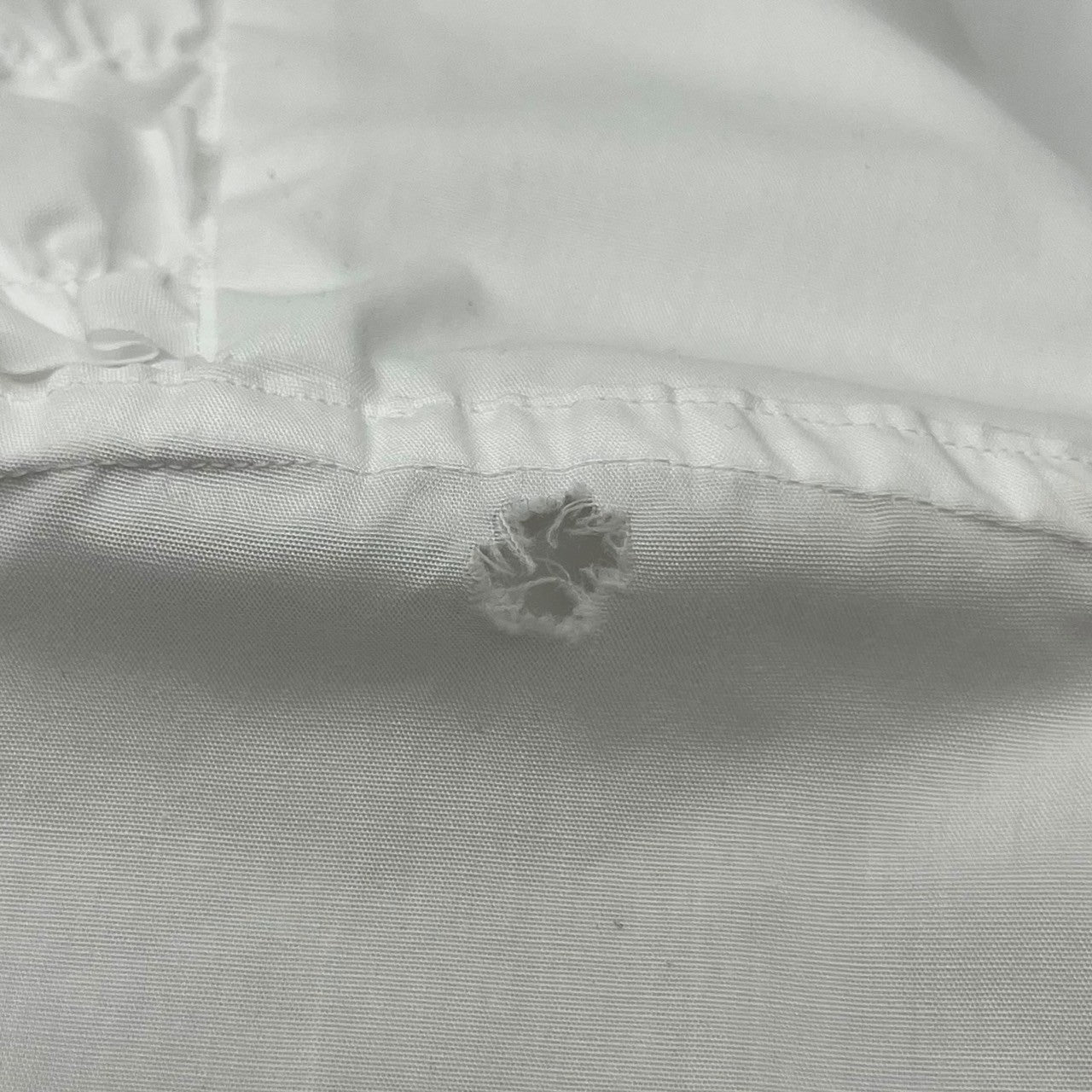 COMME des GARCONS HOMME PLUS(コムデギャルソンオムプリュス) Ruffle inside-out long sleeve shirt 裏フリル インサイドアウト 長袖シャツ FREE ホワイト