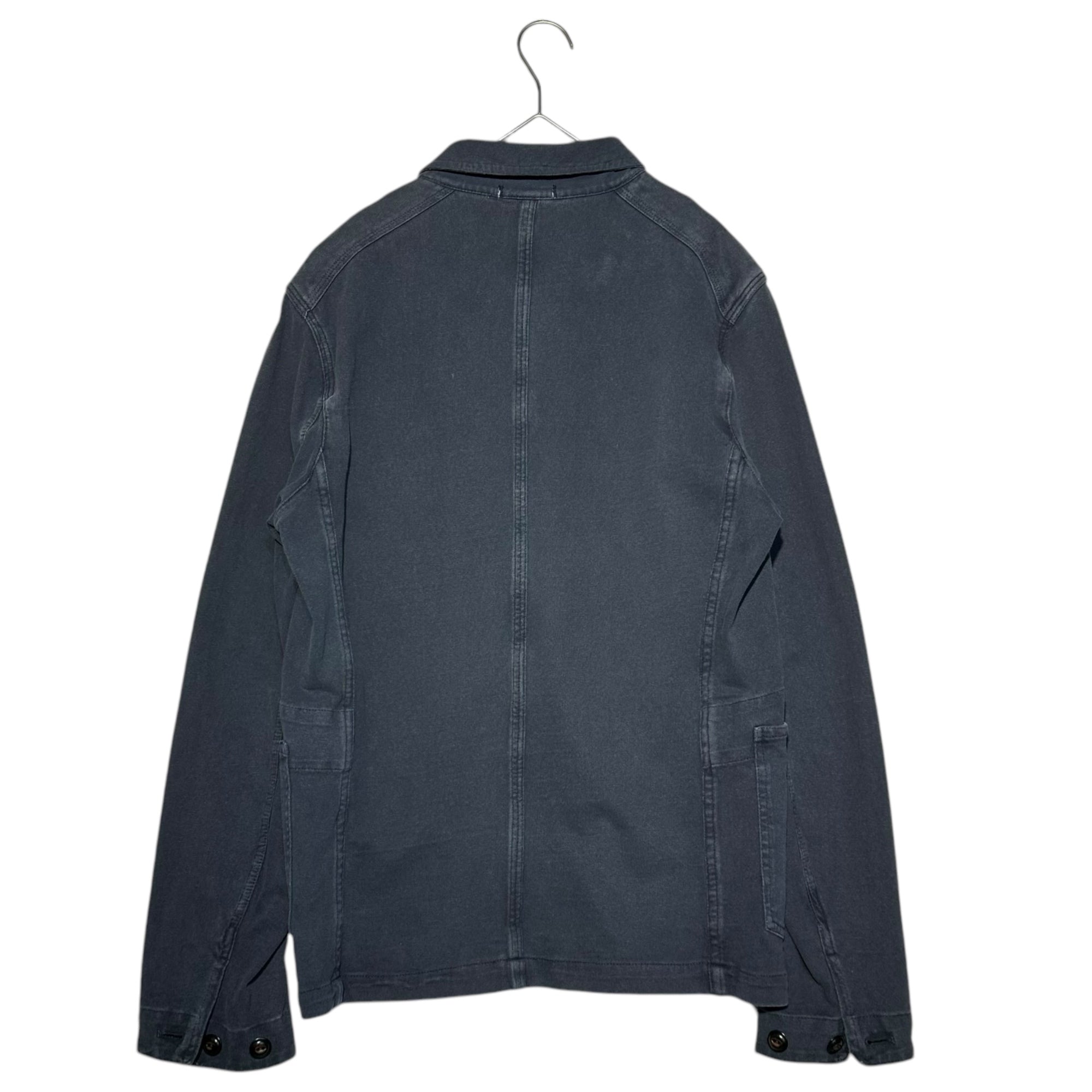 C.P.COMPANY(シーピーカンパニー) 2010~'s sweatshirt coverall jacket chinstrap logo スウェット カバーオール ジャケット チンストラップ ロゴ M ネイビー