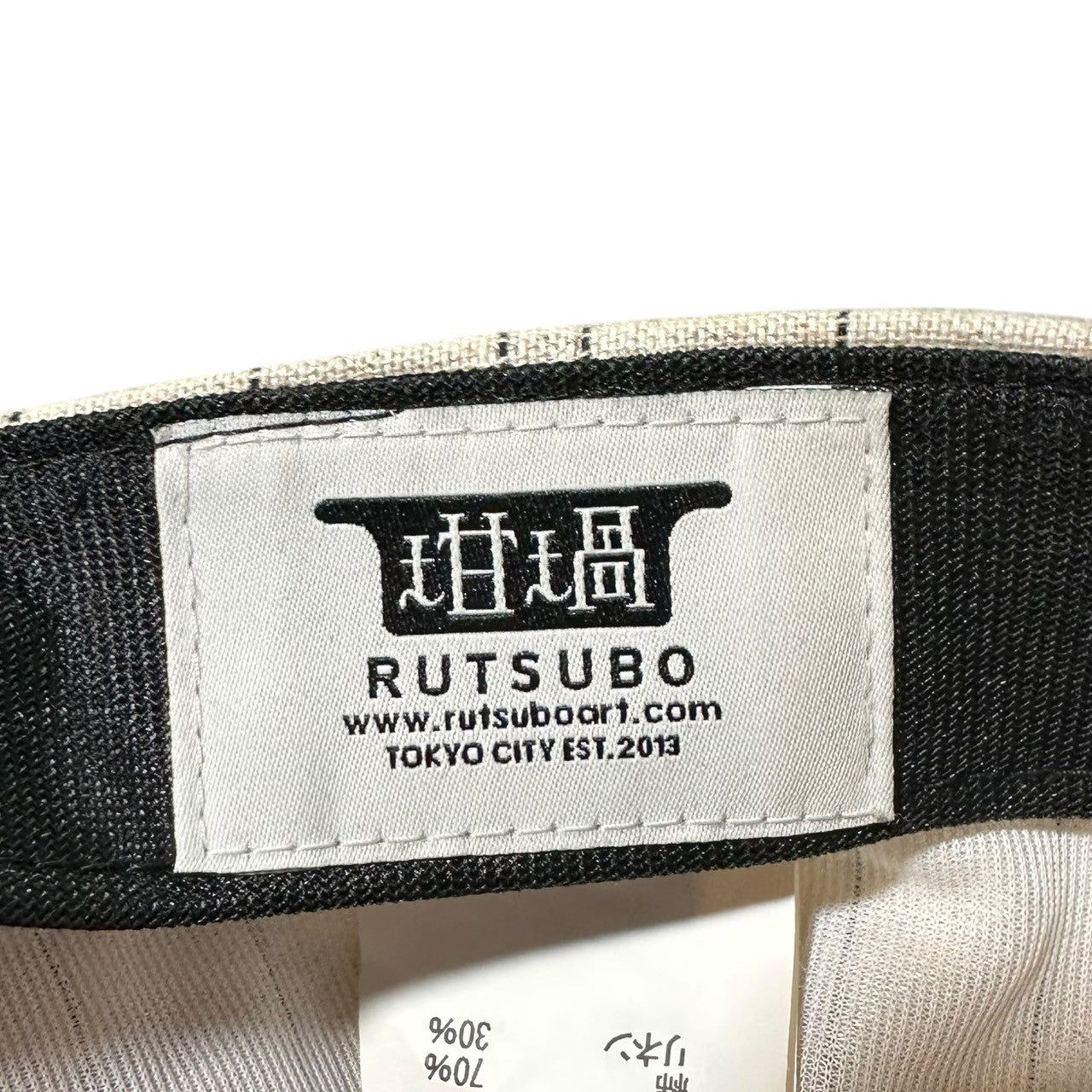 坩堝(ルツボ) STRIPE 6PANEL CAP ストライプ ロゴ キャップ R23SS-STRIPE-HT ロゴ ベースボール 帽子
