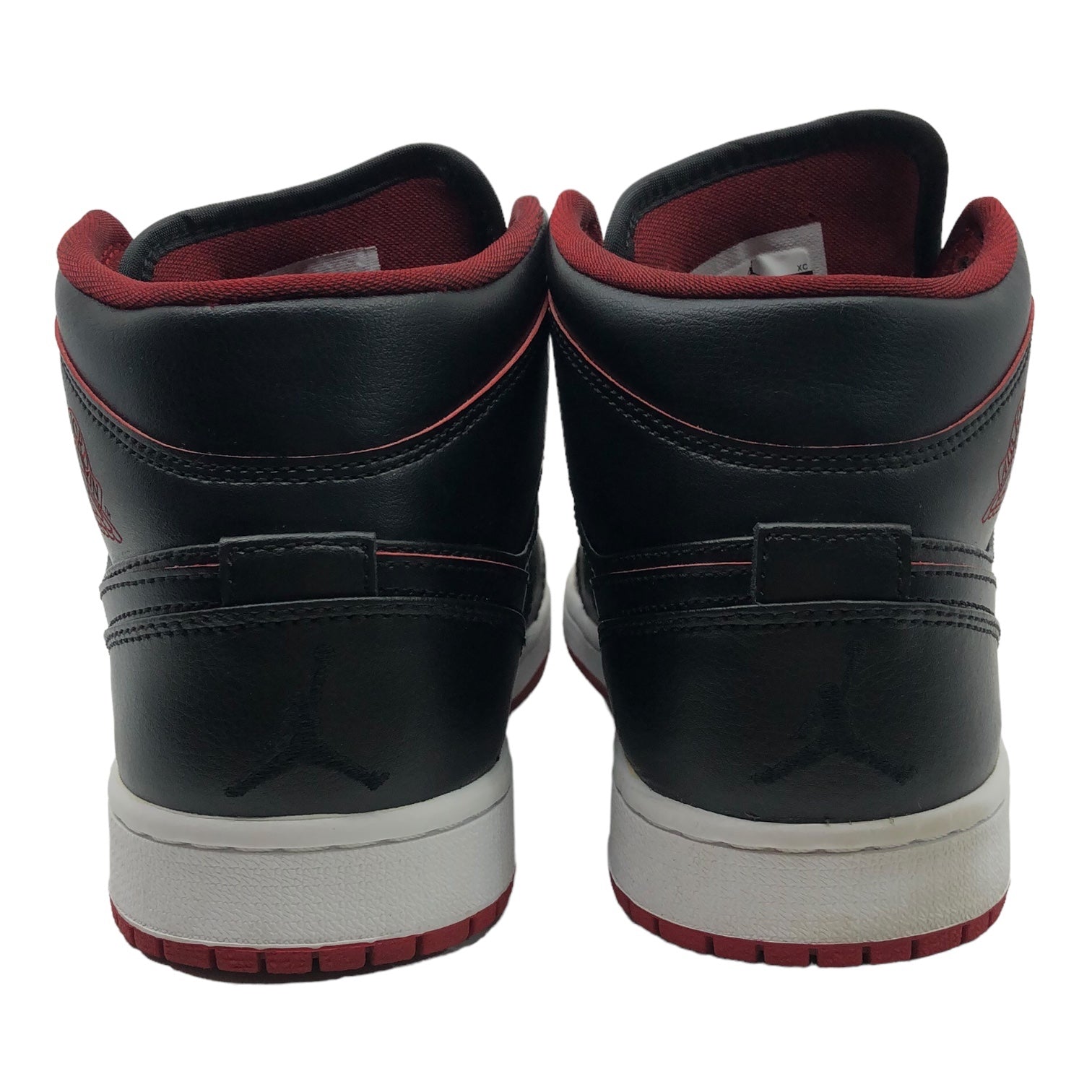 NIKE(ナイキ) AIR JORDAN 1 MID エア ジョーダン 1 ミッド 554724-028 8(26cm) ブラック×レッド