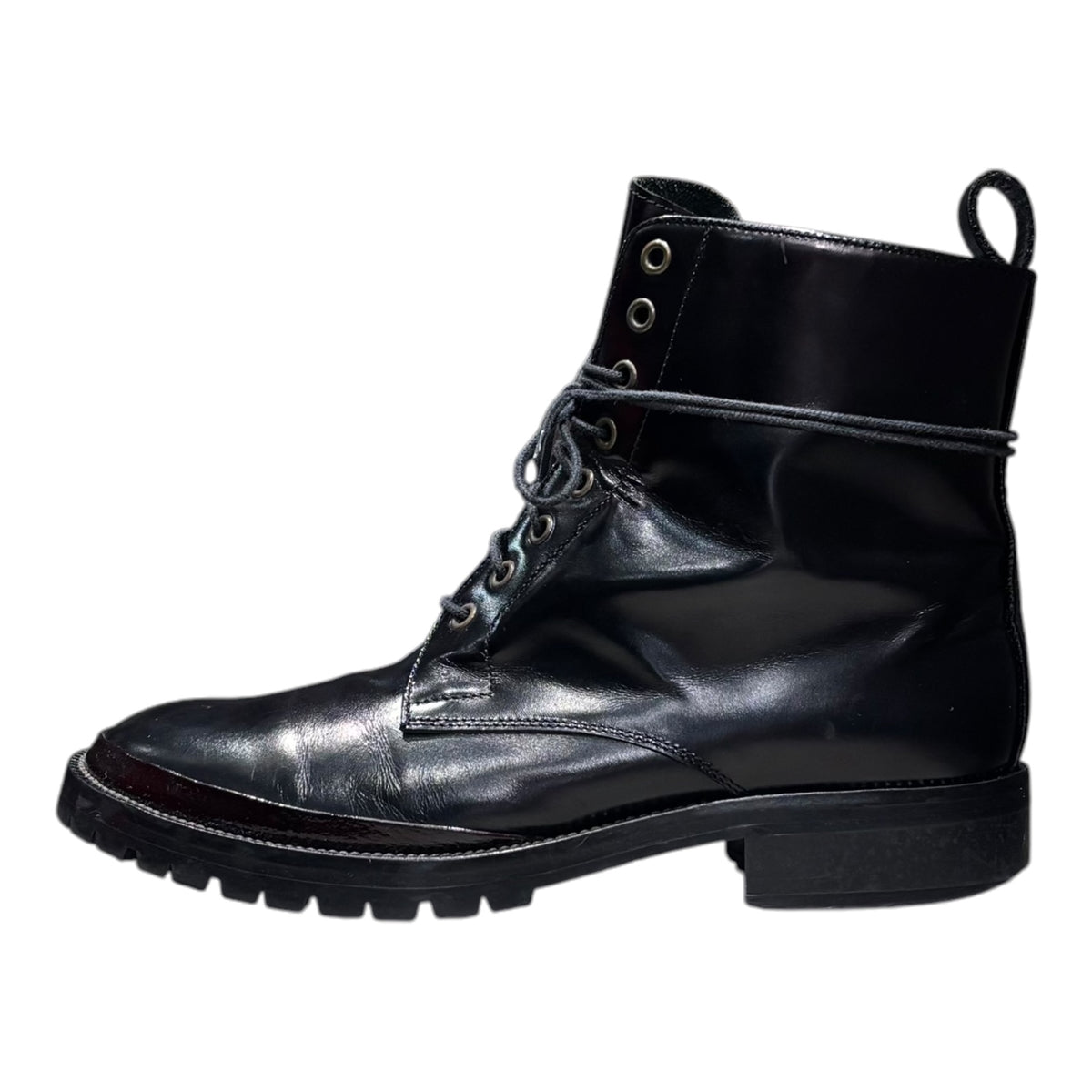 MARNI(マルニ) Lace-up Leather Boots レースアップ レザー ブーツ 40(26cm程度) ブラック×ブラウン