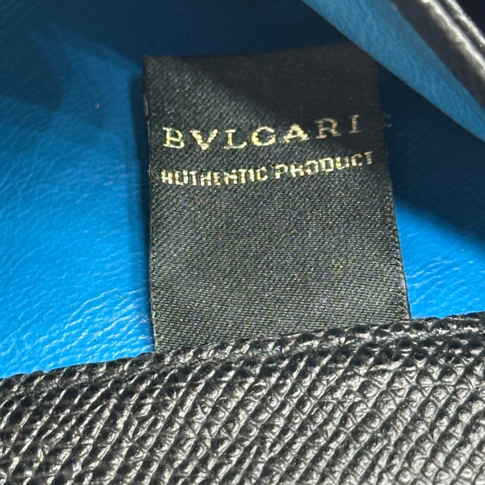 BVLGARI(ブルガリ) Logo Ring Leather Long Wallet ロゴ リング レザー 長財布 ブラック
