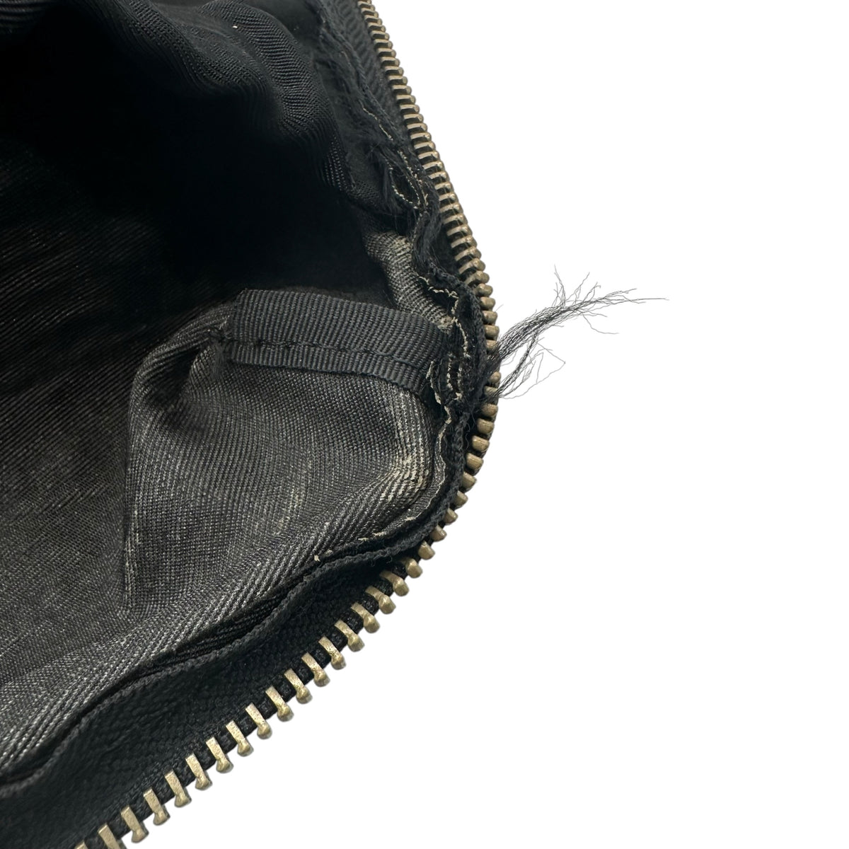 tricot COMME des GARCONS(トリココムデギャルソン) Vintage Nylon Vanity Bag ヴィンテージ ナイロン バニティ バッグ TK022040 ブラック