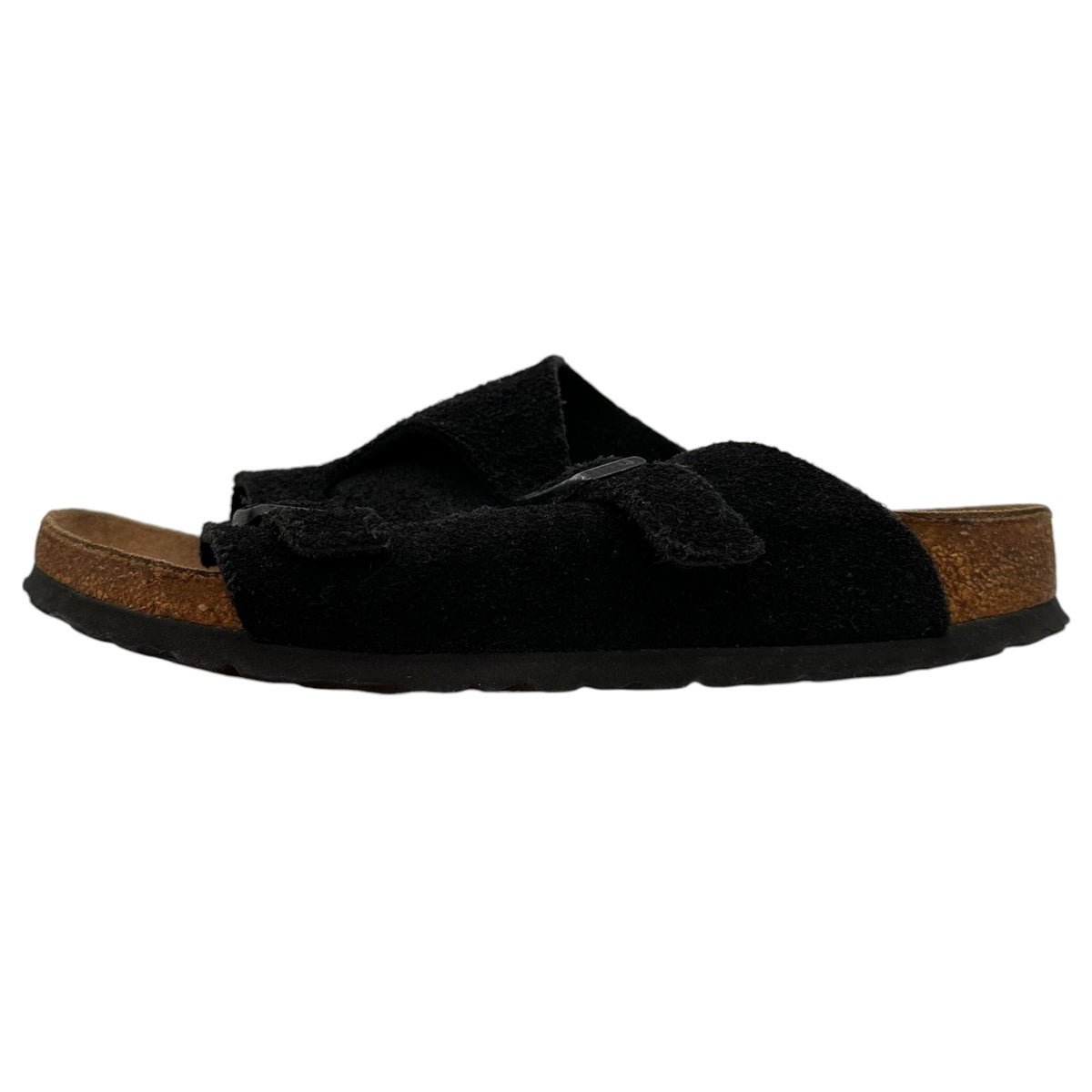 BIRKENSTOCK(ビルケンシュトック) Zurich Suede Comfort Sandals チューリッヒ スエードコンフォートサンダル 0050493 25cm ブラック×ブラウン