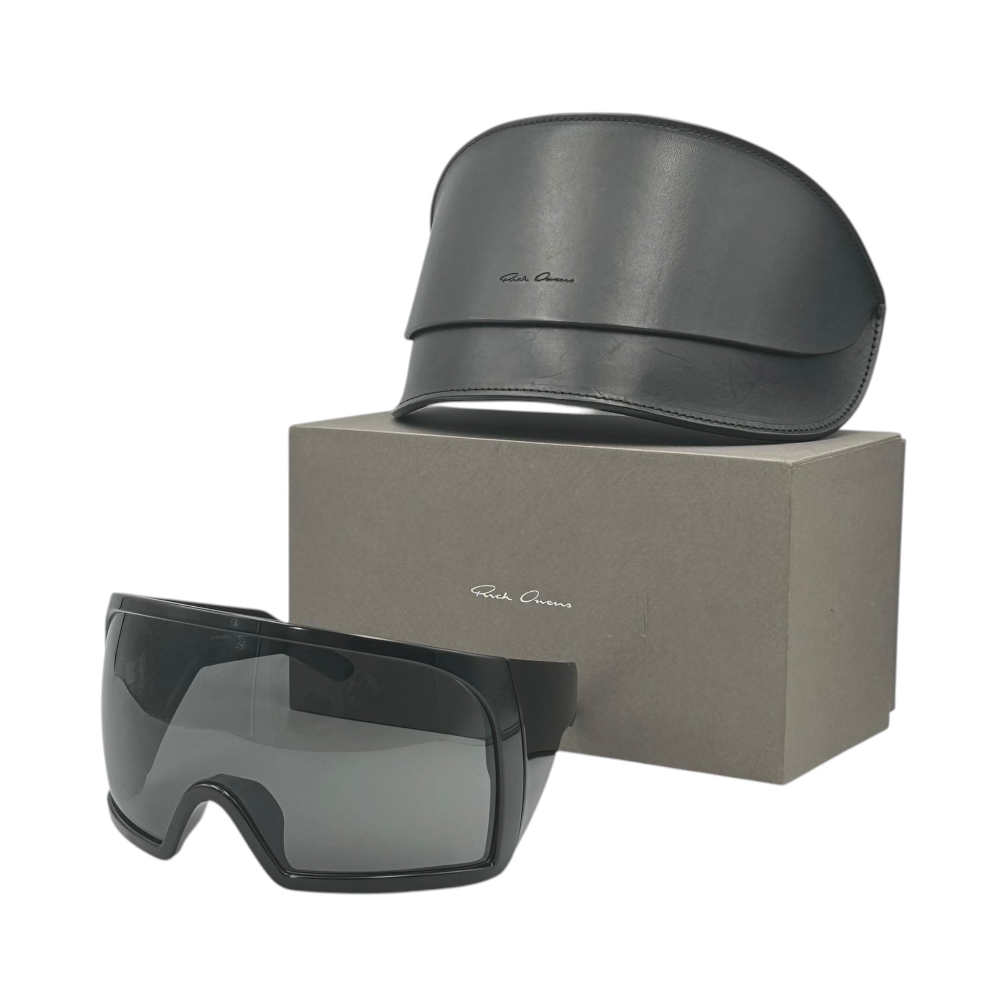 【実店舗限定】Rick Owens(リックオウエンス) Kriester Sunglasses クリースター サングラス RG0000011 GBLKSB ブラック