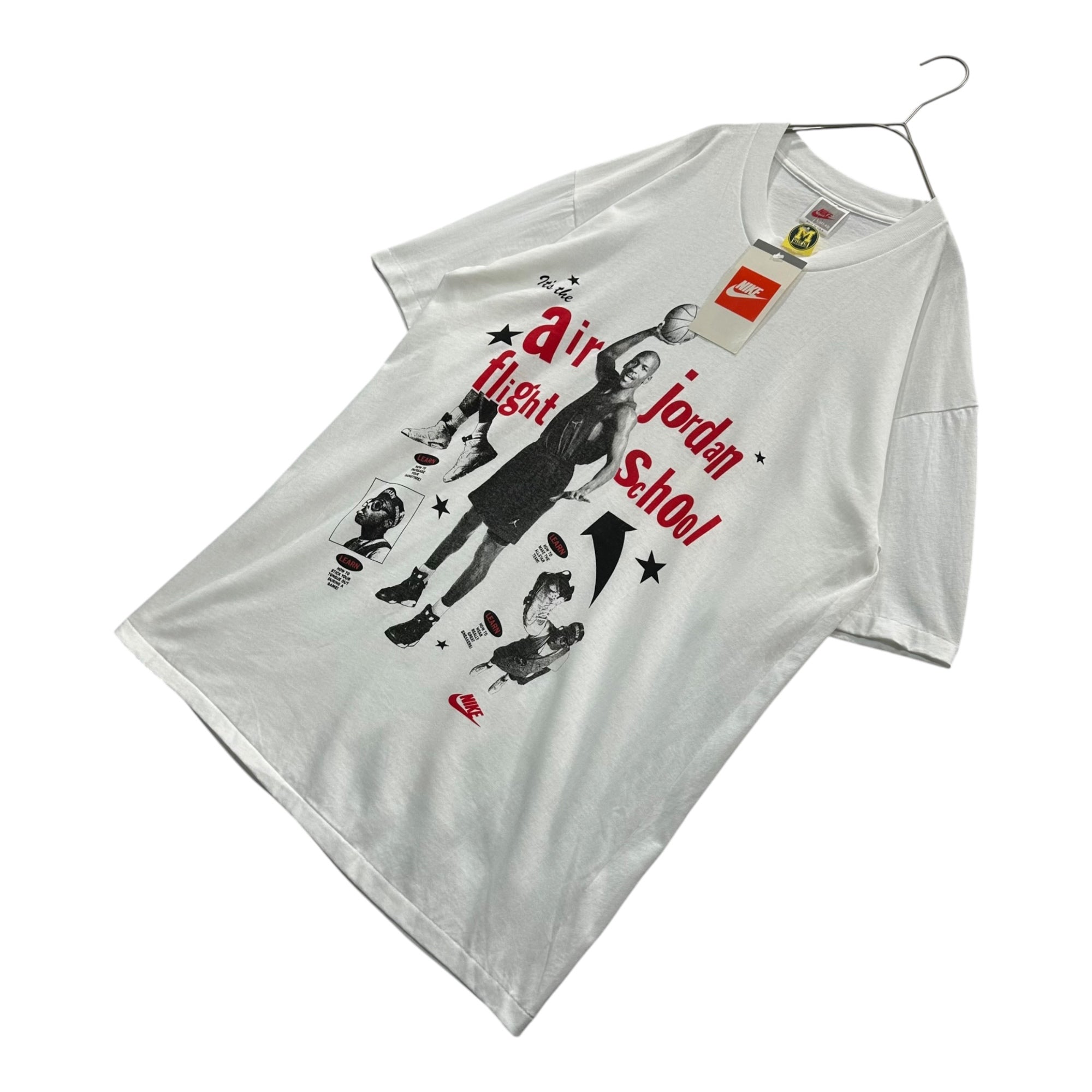 NIKE(ナイキ) 90's Michael Jordan & Spike Lee マイケル ジョーダン スパイク リー Tシャツ 1TAG L ホワイト 90年代 ヴィンテージ 銀タグ