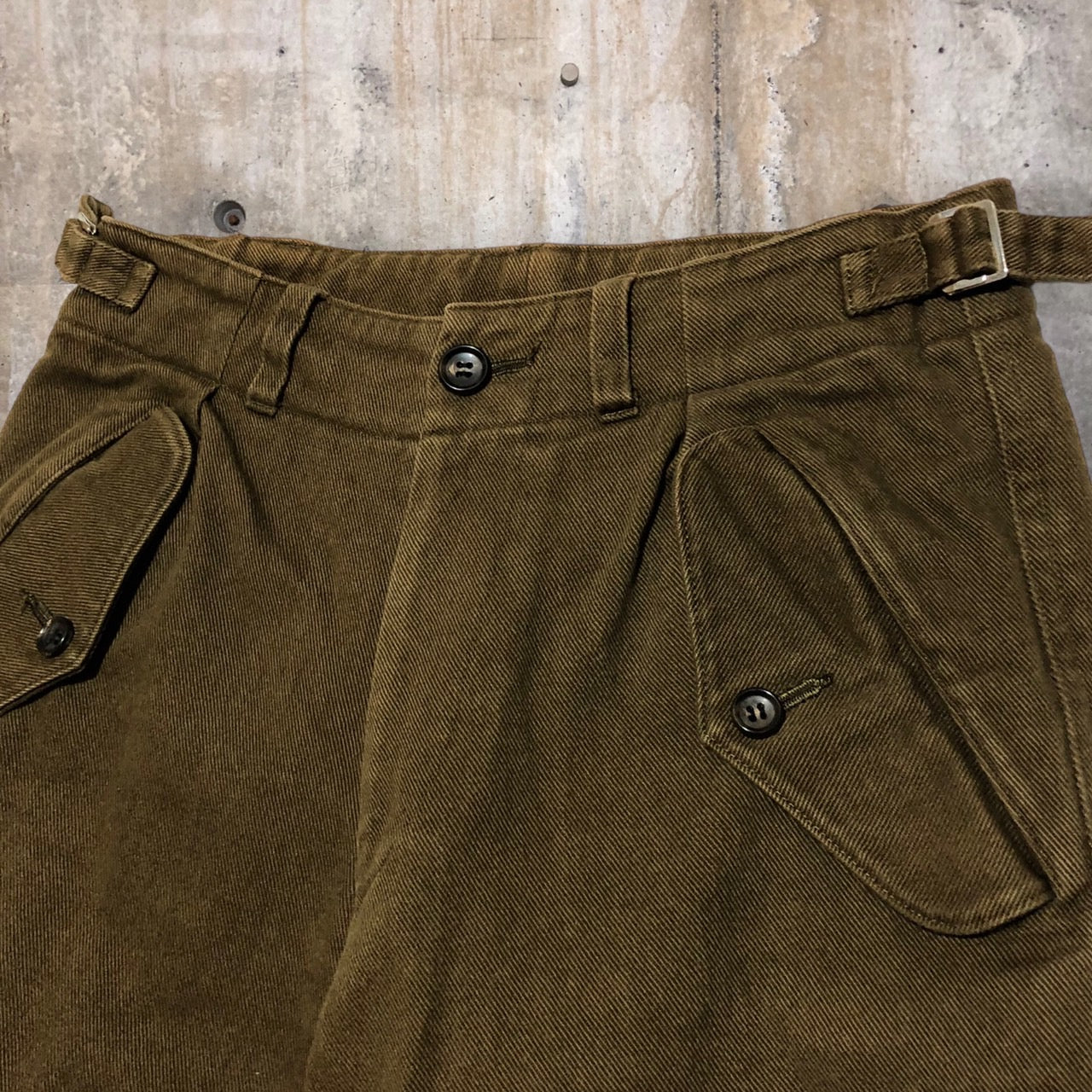 COMME des GARCONS(コムデギャルソン) 03SSミリタリーサンプリングトラウザー HI-P021 S ブラウン AD2003