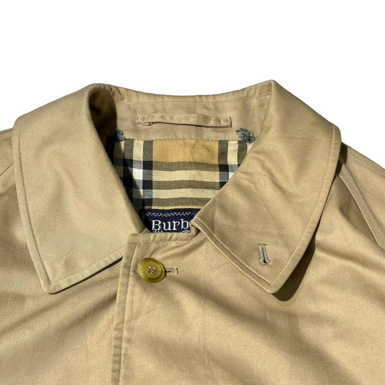 Burberrys(バーバリーズ) 90's Nova Check Lining Stainless Steel Collar Coat ノヴァチェック ライニング ステンカラー コート 52(L程度) ベージュ 90年代 定番