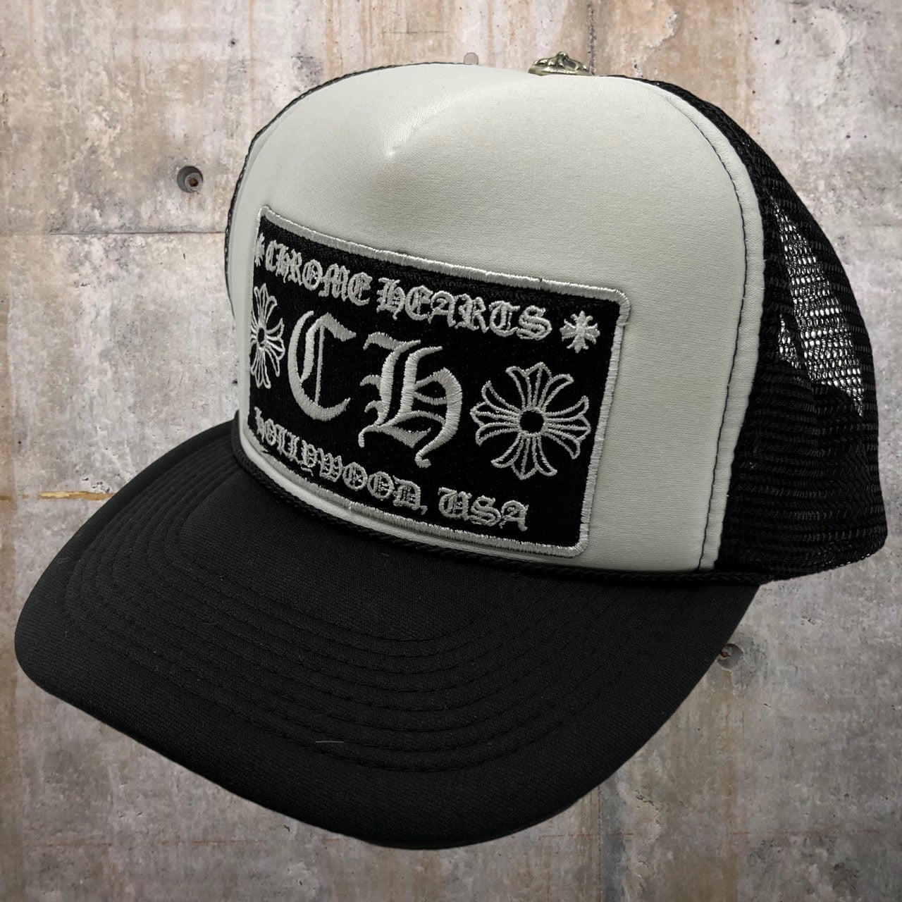 CHROME HEARTS(クロムハーツ) TRUCKER FUCK CAP/クロスボール トラッカーキャップ/帽子 ブラック