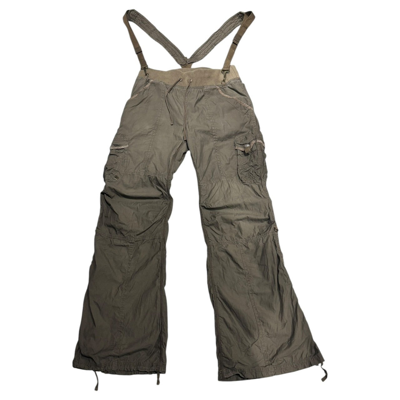 goa(ゴア) 00's archive parachute pants アーカイブ パラシュート パンツ 35145004 FREE カーキ ボンテージ カーゴ Y2K 平成