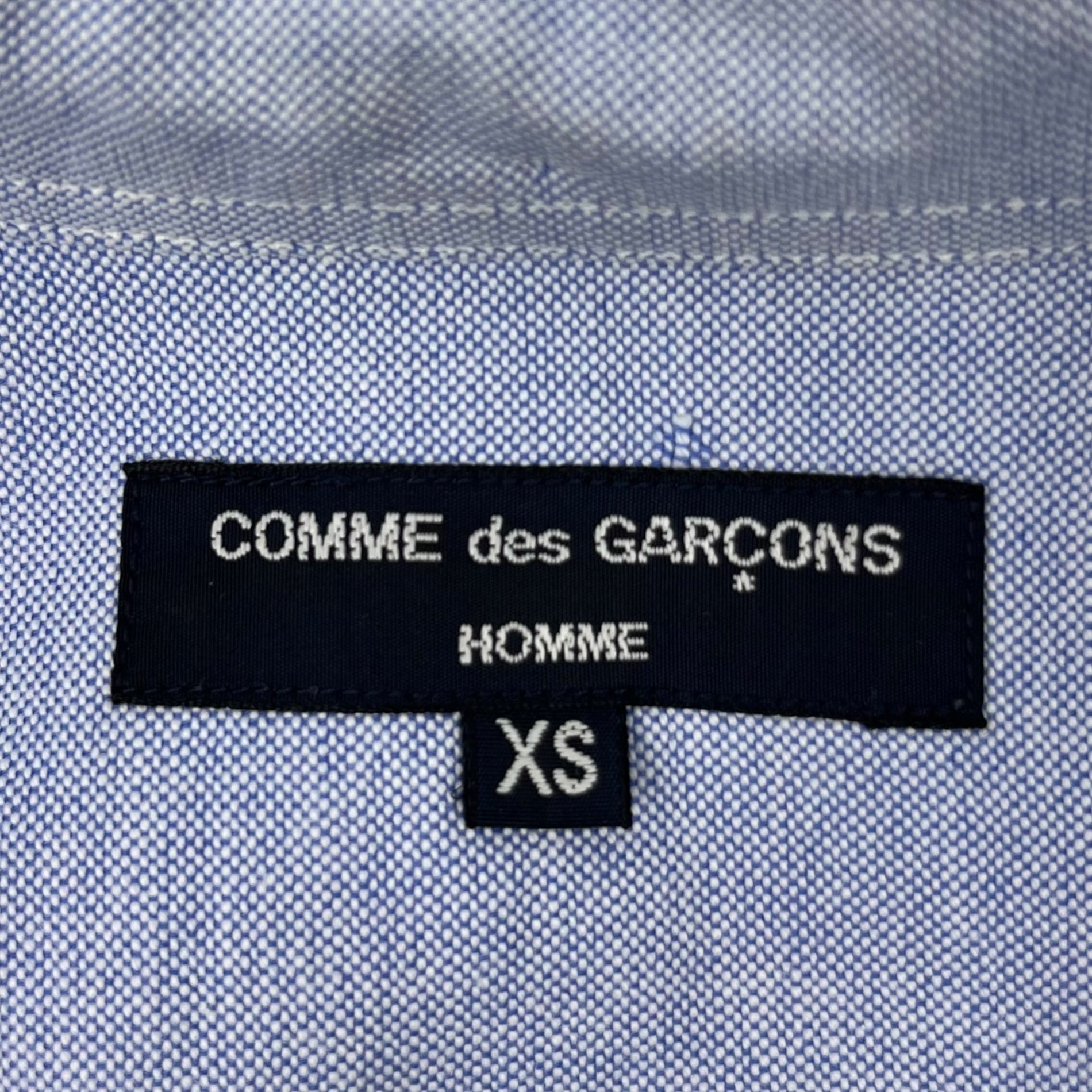 COMME des GARCONS HOMME(コムデギャルソンオム) 11SS Gingham check oxford shirt ギンガムチェック オックスフォード シャツ HG-B013 XS ブルー AD2010