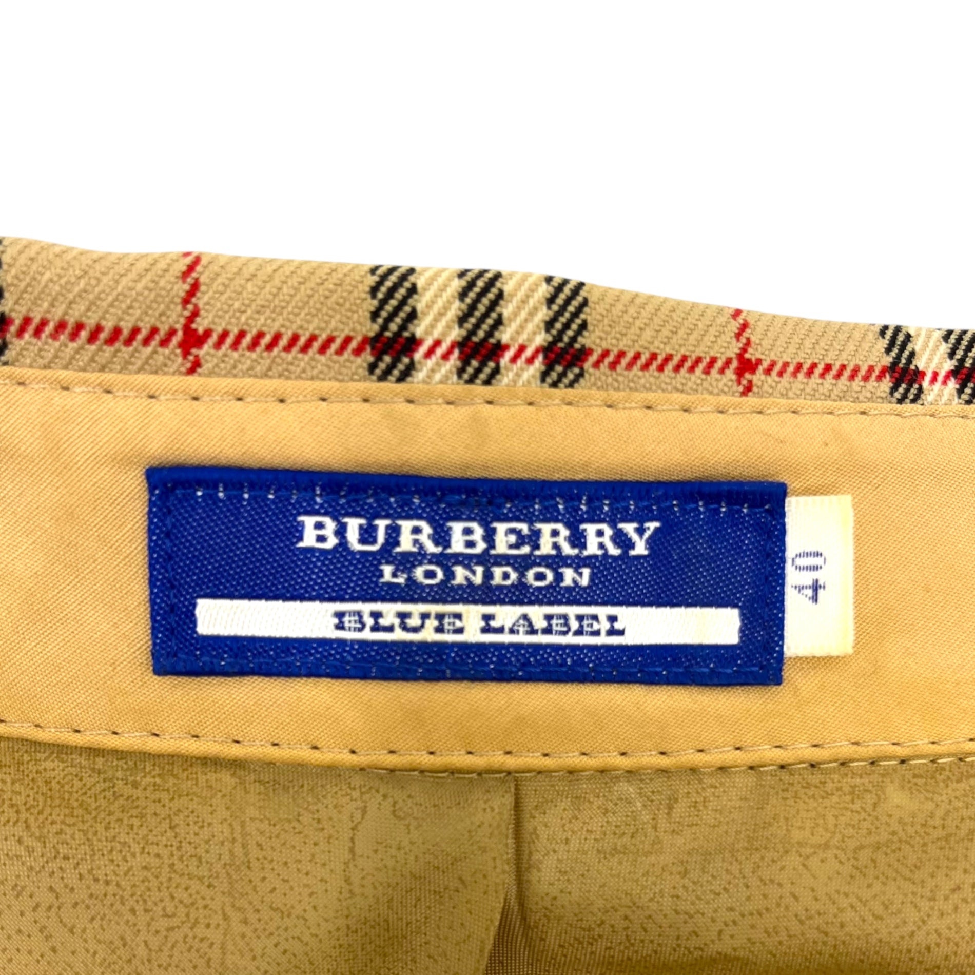 BURBERRY BLUE LABEL(バーバリーブルーレーベル) Nova check shirt dress ノバチェック ロング シャツ ワンピース FMF54-536 40(L程度) ベージュ