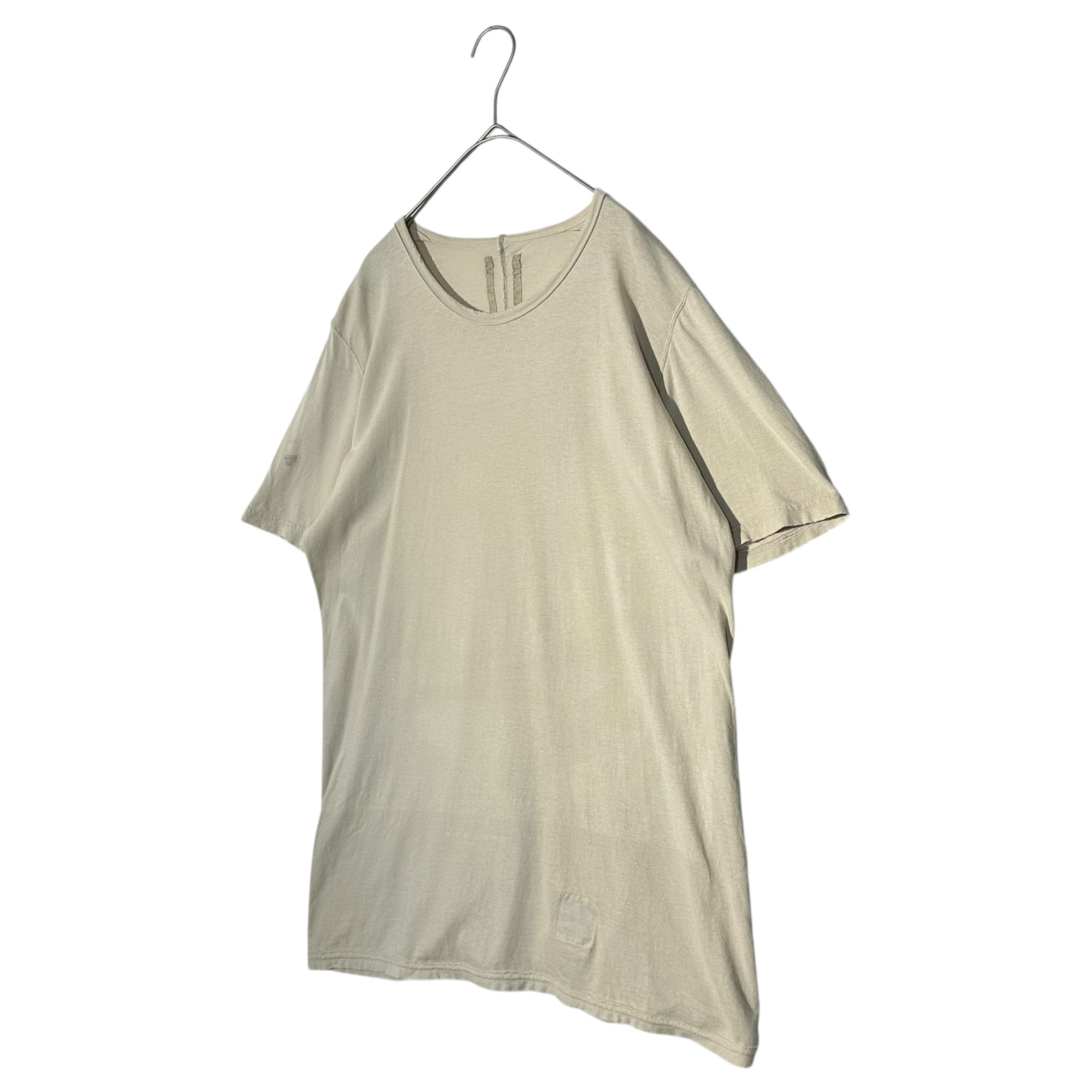 Rick Owens DRKSHDW(リックオウエンスダークシャドウ) 13SS Cotton Plain S/S T-Shirt コットン プレーン半袖 Tシャツ GMM-13N-6706-A DU5250/R S ベージュ カットソー