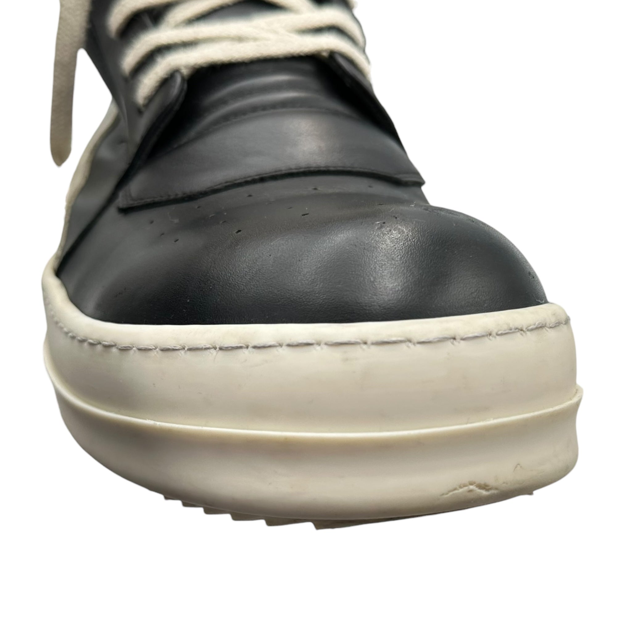 Rick Owens(リックオウエンス) 22SS GEOBASKET ジオバスケット RU01B1894 LRO 9111 43 ブラック×ホワイト ハイカット スニーカー
