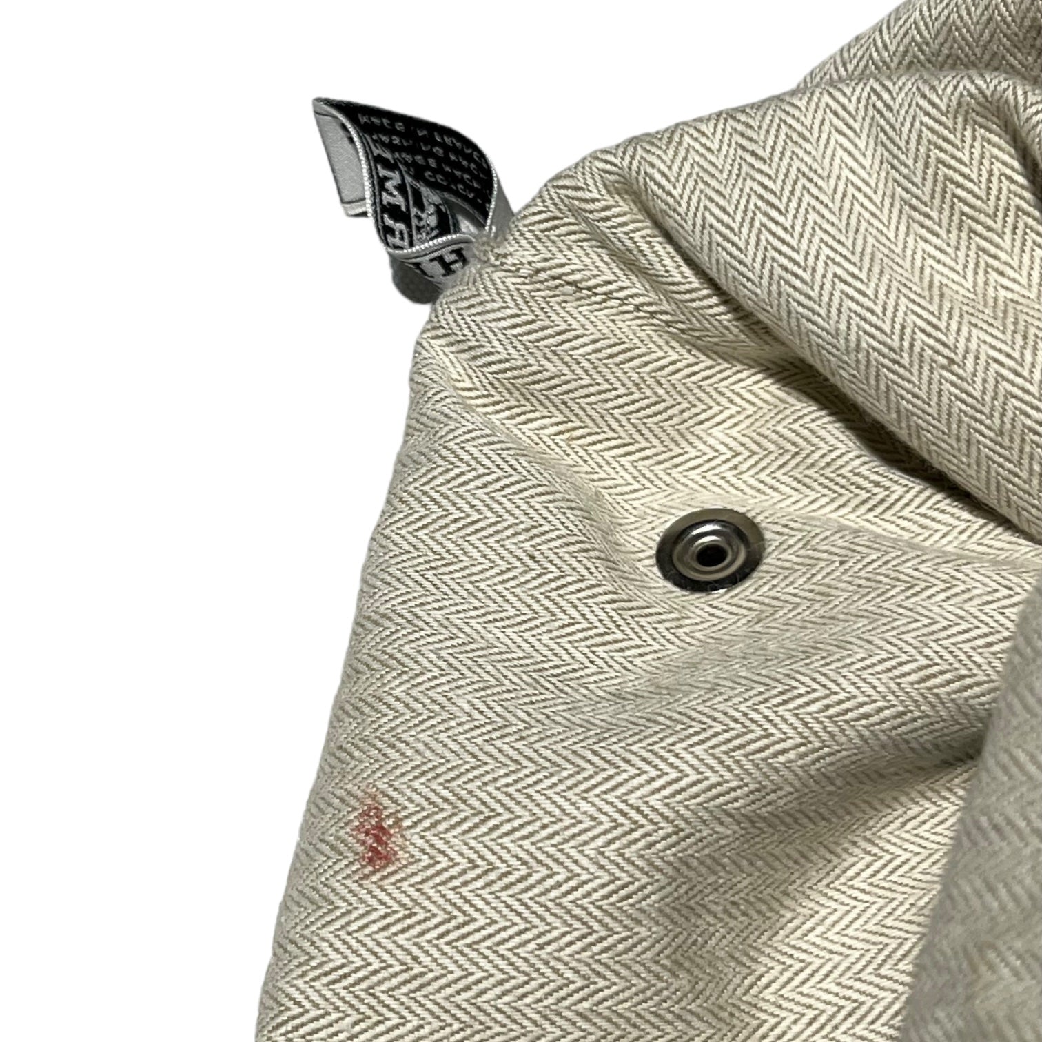 HERMES(エルメス) buggy baggage handbag バギー バゲッジ ハンドバッグ アイボリー ループカスタム(ショルダーストラップ取り付け可能)