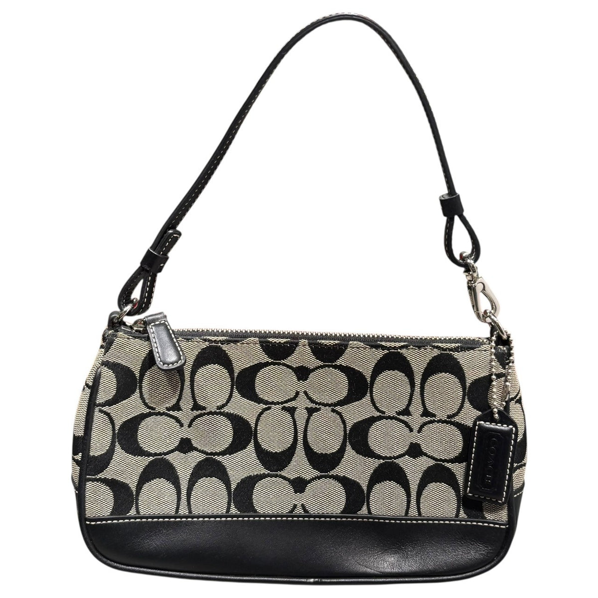 COACH(コーチ) Signature Canvas Accessory Pouch シグネチャー 