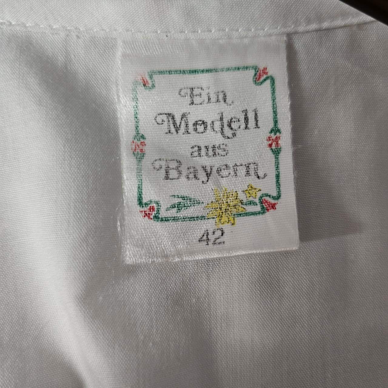 vintage(ヴィンテージ) 80'~90's big lace collar shortsleeve puffblouse 大きなレース衿の半袖パフスリーブブラウス 表記無し(M~Lサイズ程度) ホワイト デザインボタン