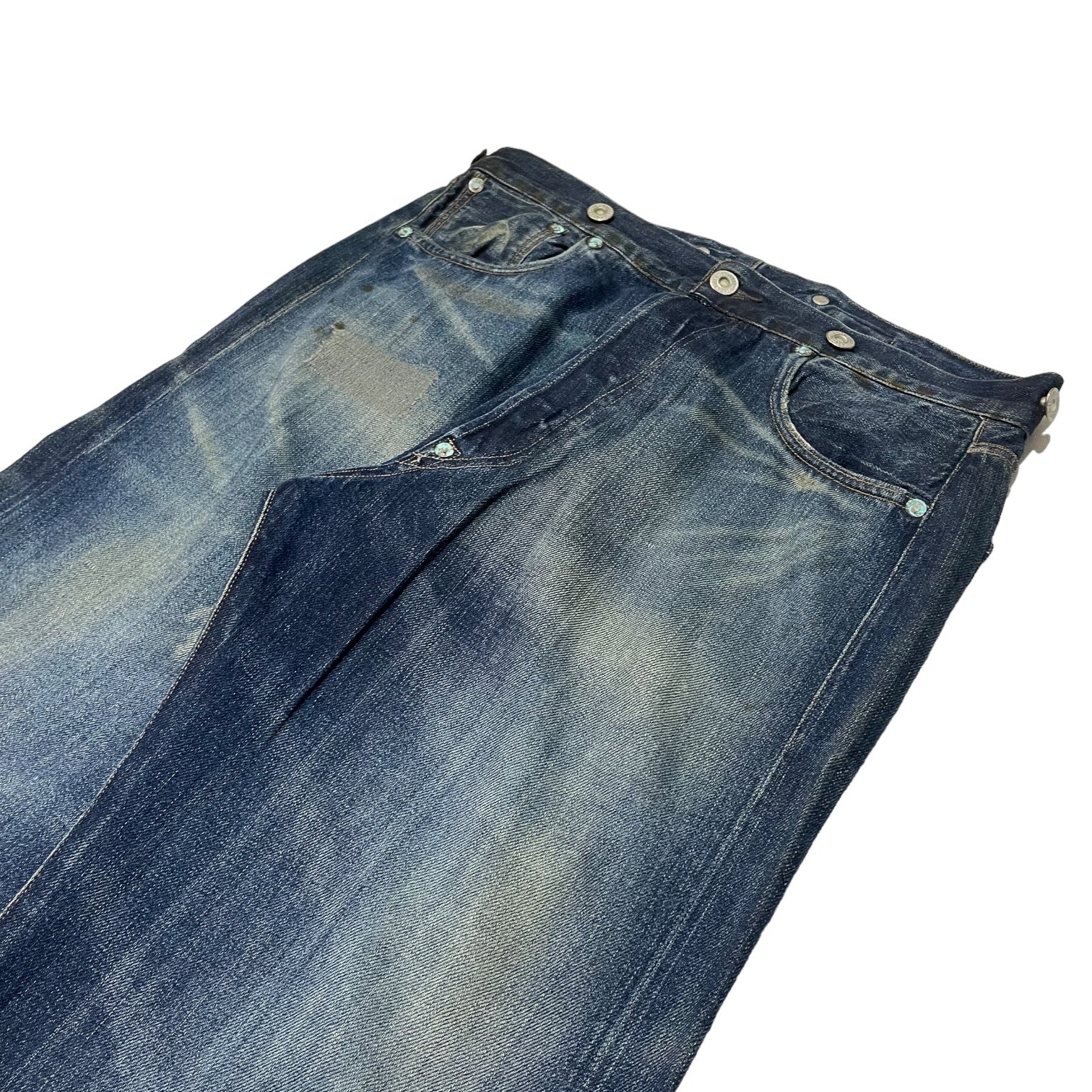 LEVI'S VINTAGE CLOTHING(リーバイスビンテージクロージング) 1901s 501XX INDIGO IMMORTAL デニム パンツ W32 インディゴ 世界1010本限定 シリアルナンバー入り 1901年モデル