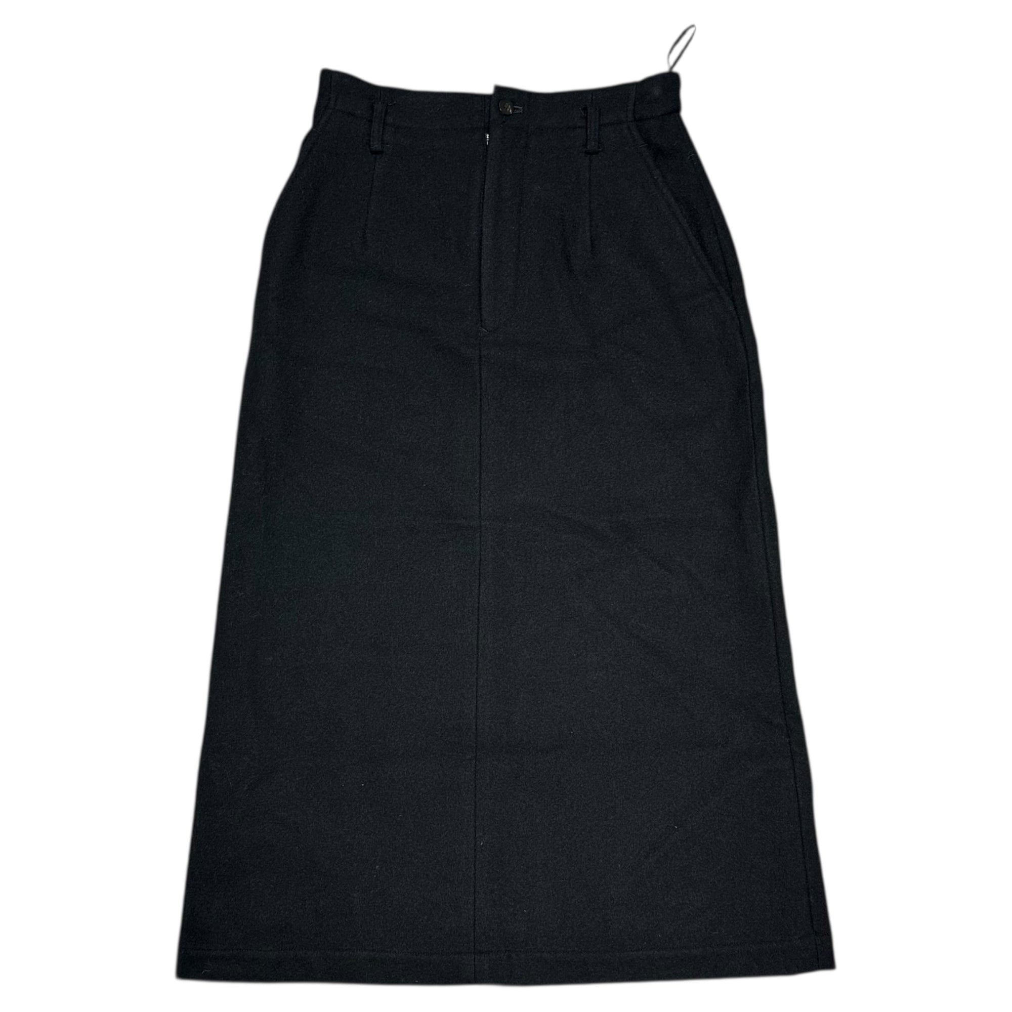 tricot COMME des GARCONS(トリココムデギャルソン) 80's Vintage Wool Long Skirt 80年代 ヴィンテージ ウール ロング スカート TS-05036M M ブラック