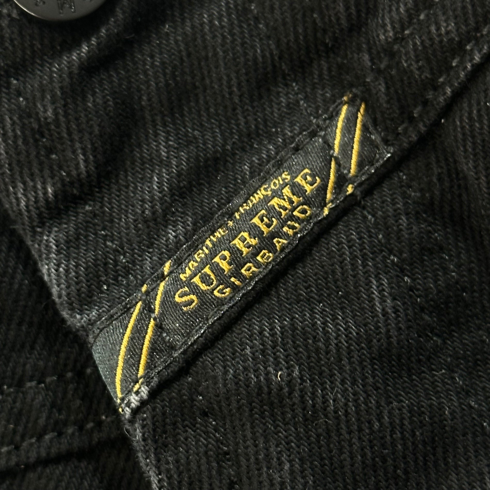 SUPREME(シュプリーム) 25SS Marithé + François Girbaud X-Seam Baggy Jean マリテ フランソワ ジルボー X-シーム バギー ジーンズ 30 ブラック ワイド デニム パンツ コラボ