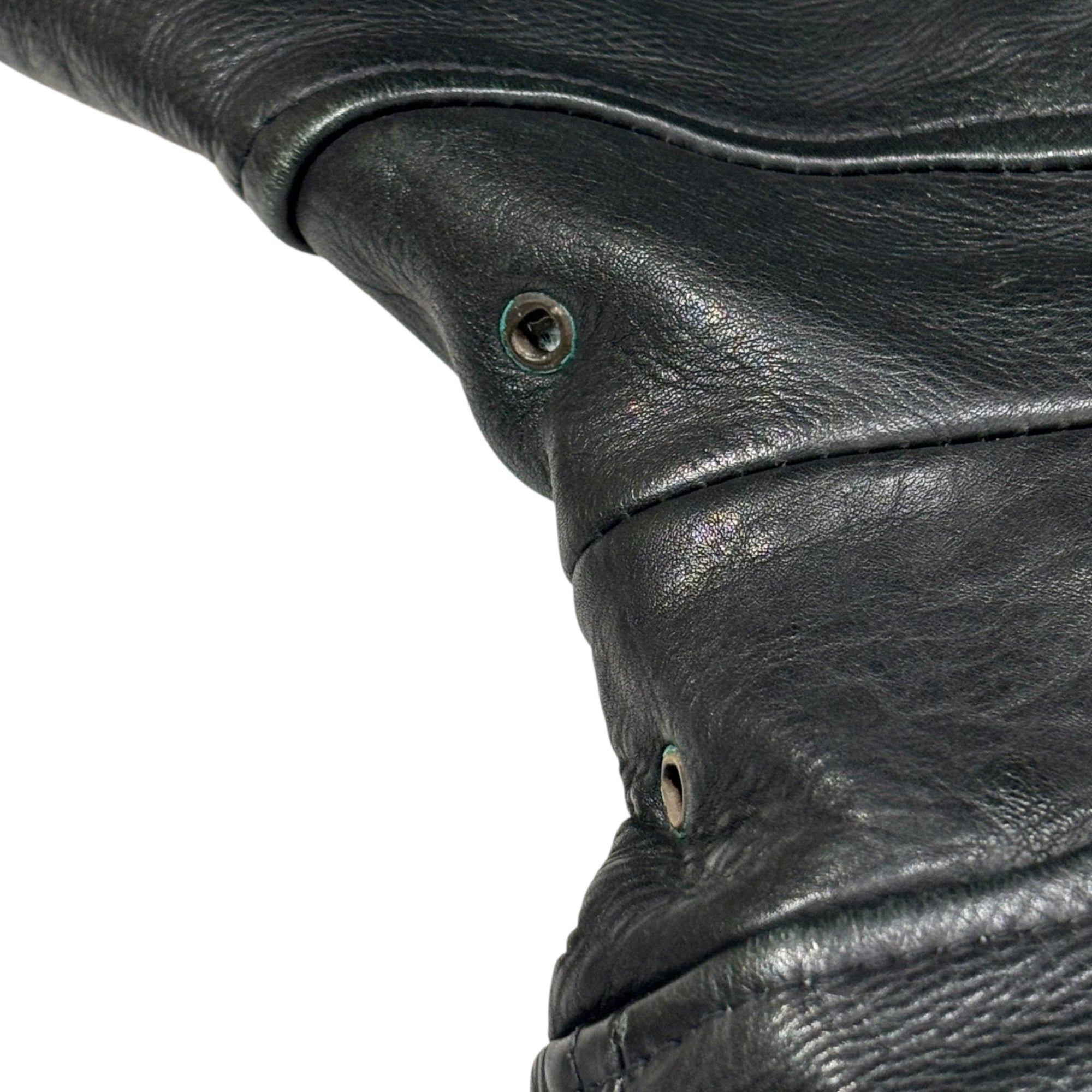 FRENCH MILITARY(フランス軍) japa Collar Boa Pilot Leather Jacket 襟 ボア パイロット レザー ジャケット XL程度 ブラック フライト