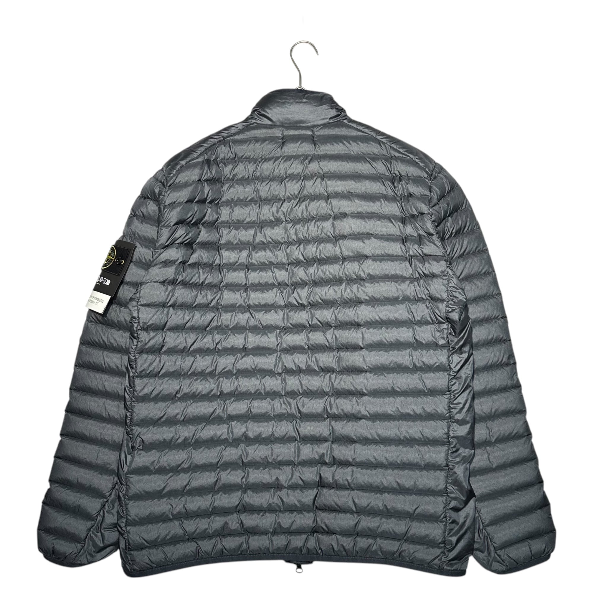 STONE ISLAND(ストーンアイランド) 23AW LOOM WOVEN CHAMBERS R-NYLON DOWN-TC PACKABLE パッカブル ダウン ジャケット 791542324 XL グレー ブルゾン