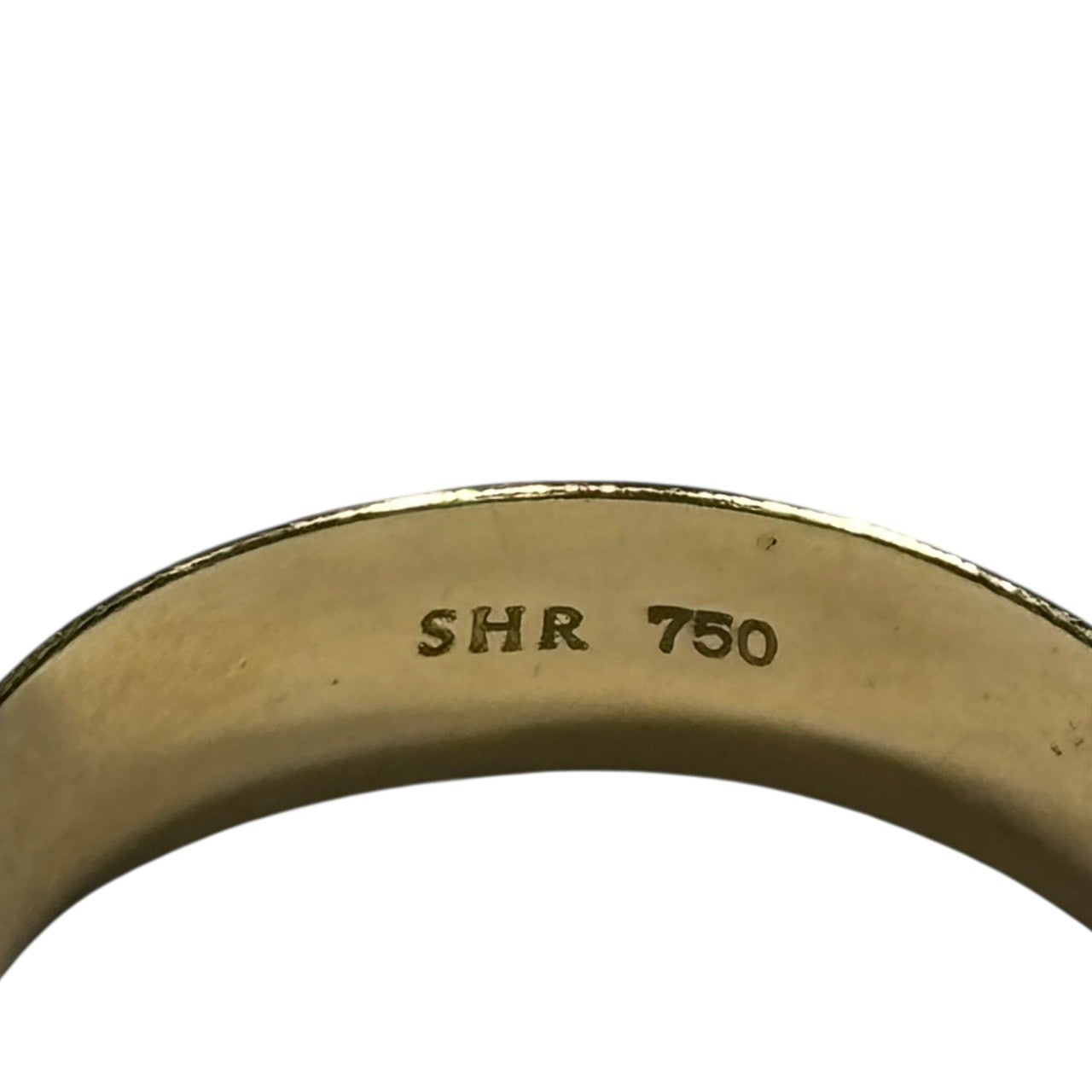 SHIHARA(シハラ) K18 Plate Ring 5.0 プレート リング 15号 ゴールド 指輪