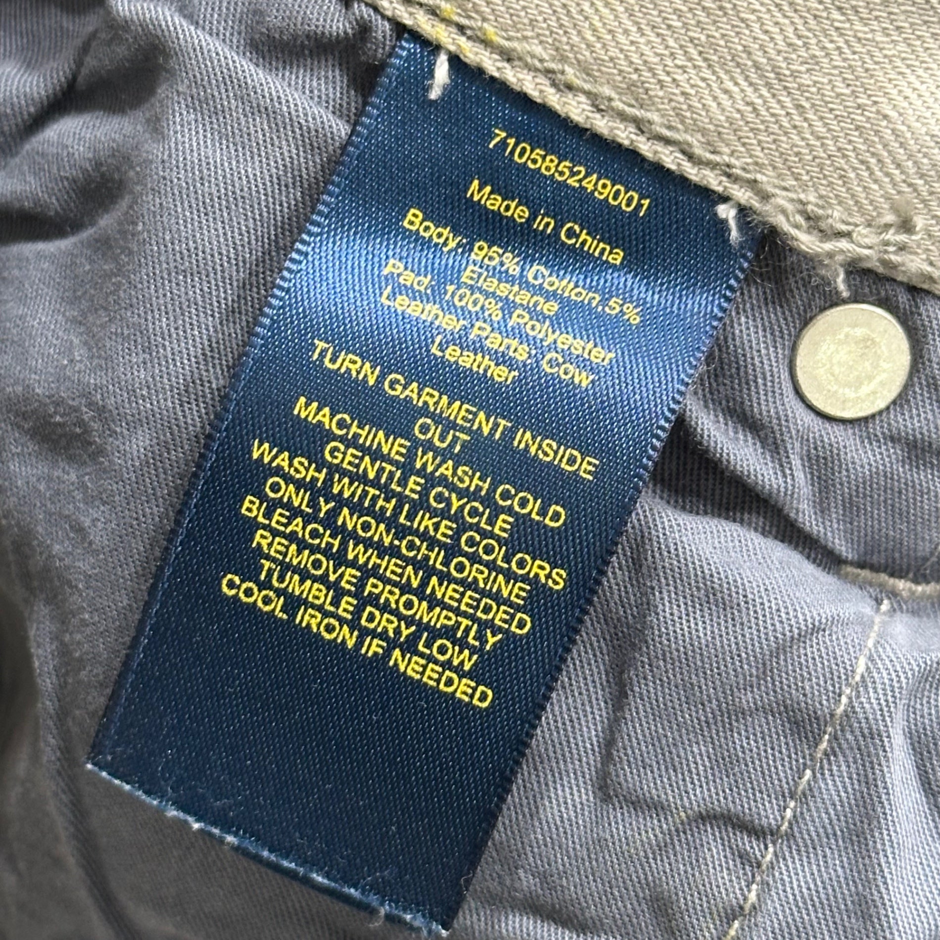 POLO RALPH LAUREN(ポロラルフローレン) Distressed Stretch Biker Denim Pants ダメージ加工 ストレッチ バイカー デニム パンツ 32 ライトグレー スキニー