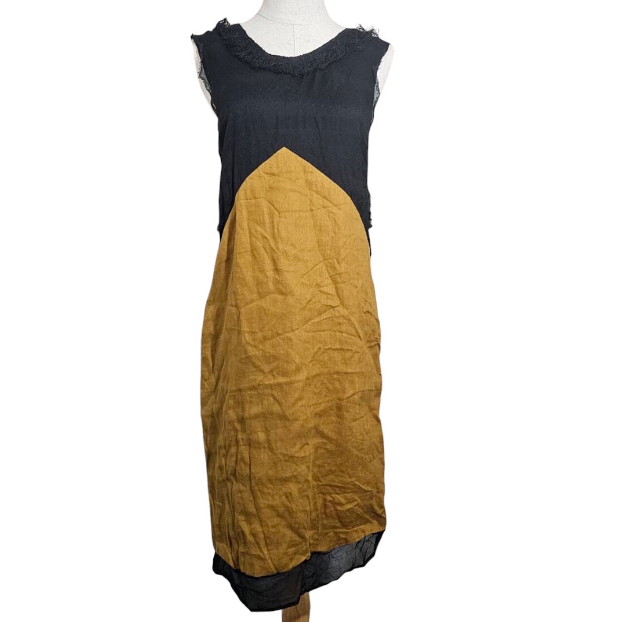 Tabrik(タブリク) リネンシルクノースリーブワンピース SIZE FREE  