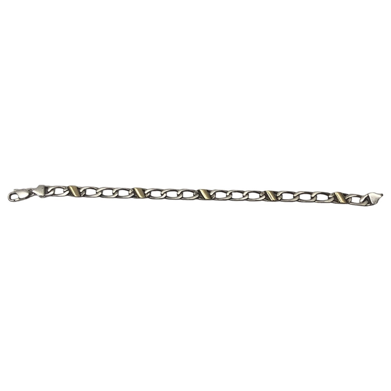 TIFFANY & CO.(ティファニー) figaro chain bracelet フィガロ チェーン ブレスレット シルバー×ゴールド 箱付