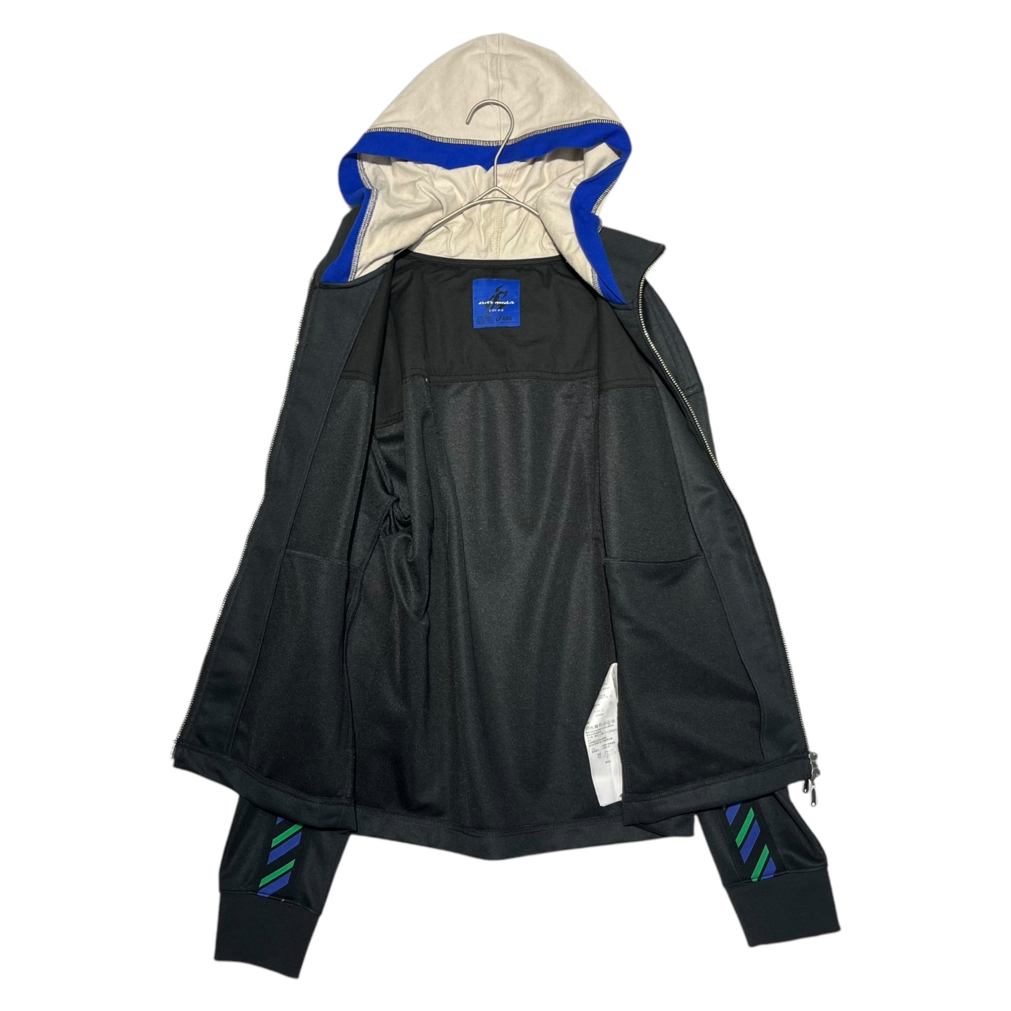 ASICS NOVALIS×Kiko Kostadinov Studio((アシックスノバリス×キココスタディノフスタジオ) STYRAX TRACK JACKET スティラックス トラック ジャケット 2203A295 S ブラック ジップ パーカー