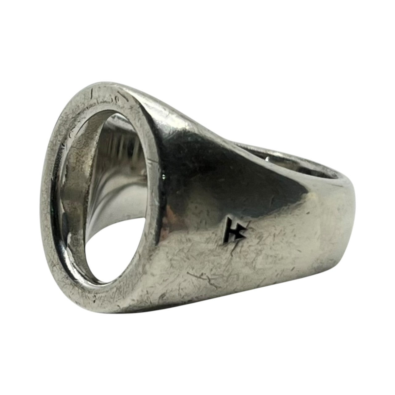 TOM WOOD(トムウッド) OVAL OPEN RING オーバル オープン リング 12号 シルバー silver 925 シグネット 指輪