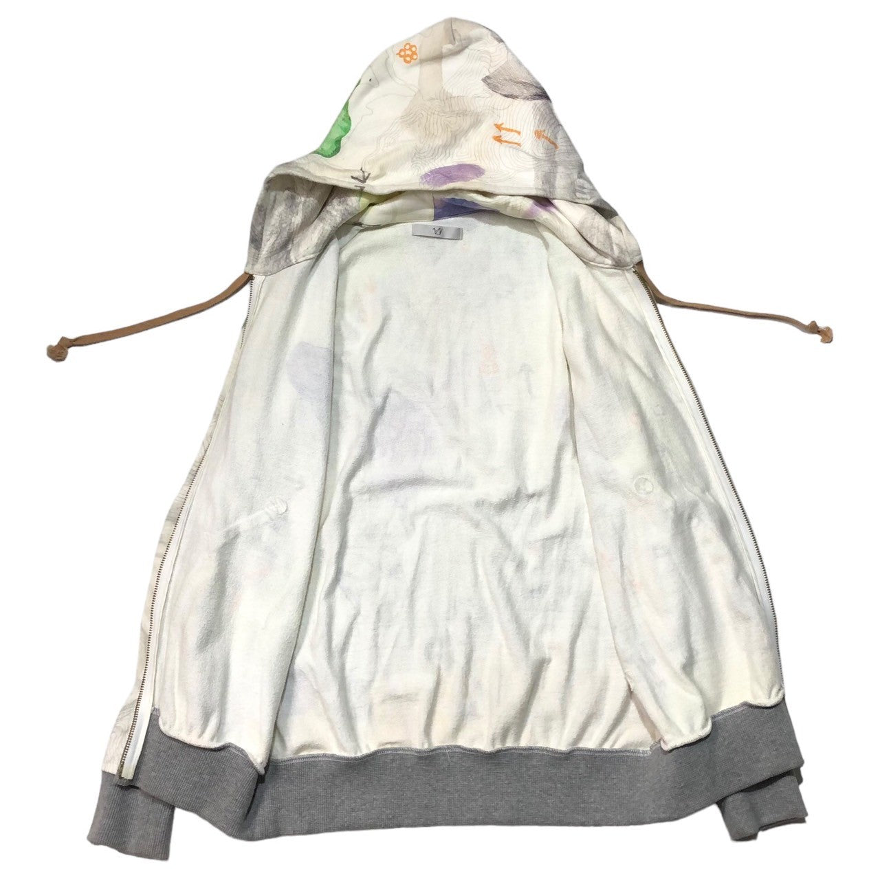 ohta(オオタ) 14SS All-over pattern zip-up hoodie 総柄 ジップアップ パーカー 14SS-JM-03P SIZE S マルチカラー