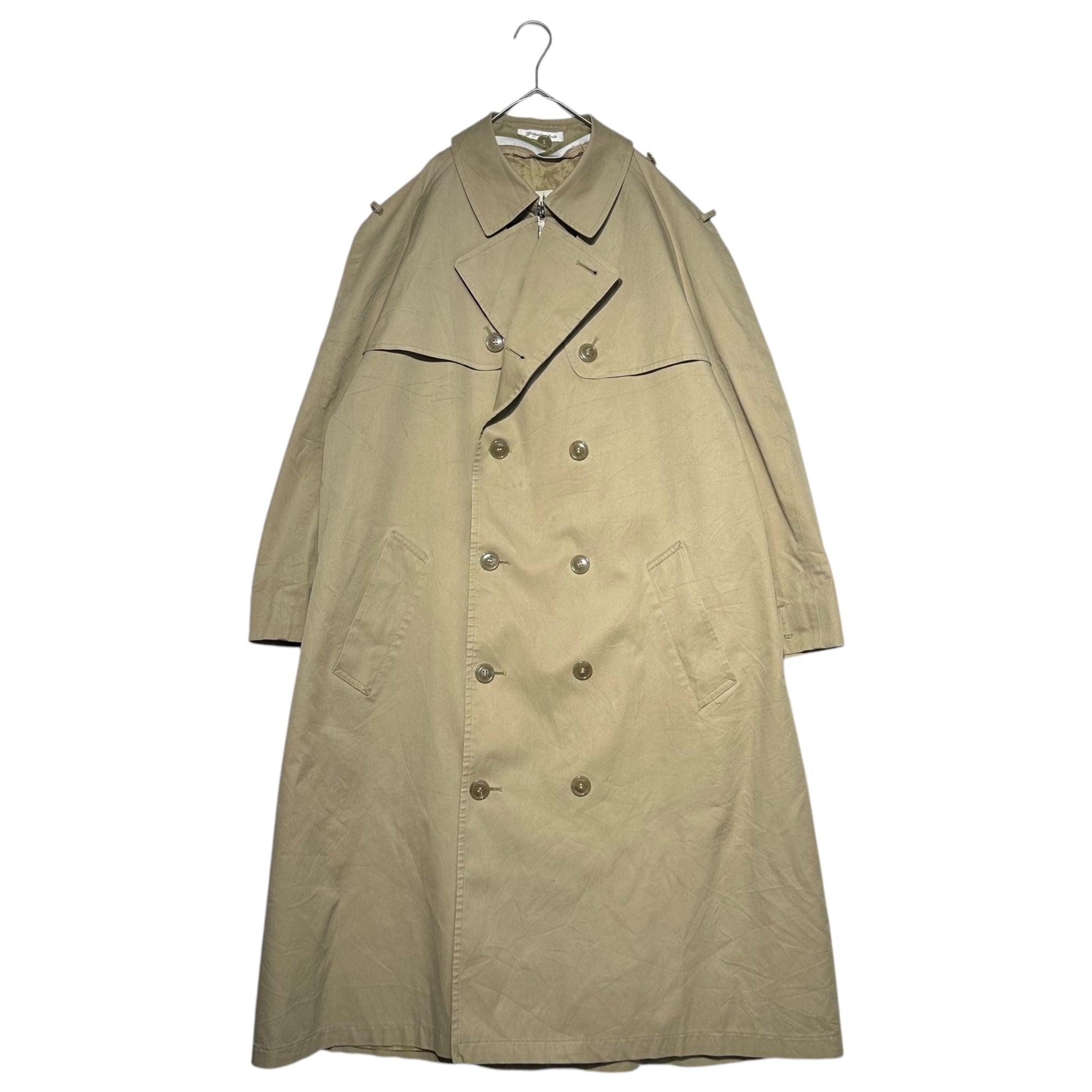 Misty Harbor(ミスティーハーバー) 70's USA made Vintage long trench coat USA製 ヴィンテージ ロング トレンチ コート 46 LONG(ML程度) ベージュ 推定70年代 古着